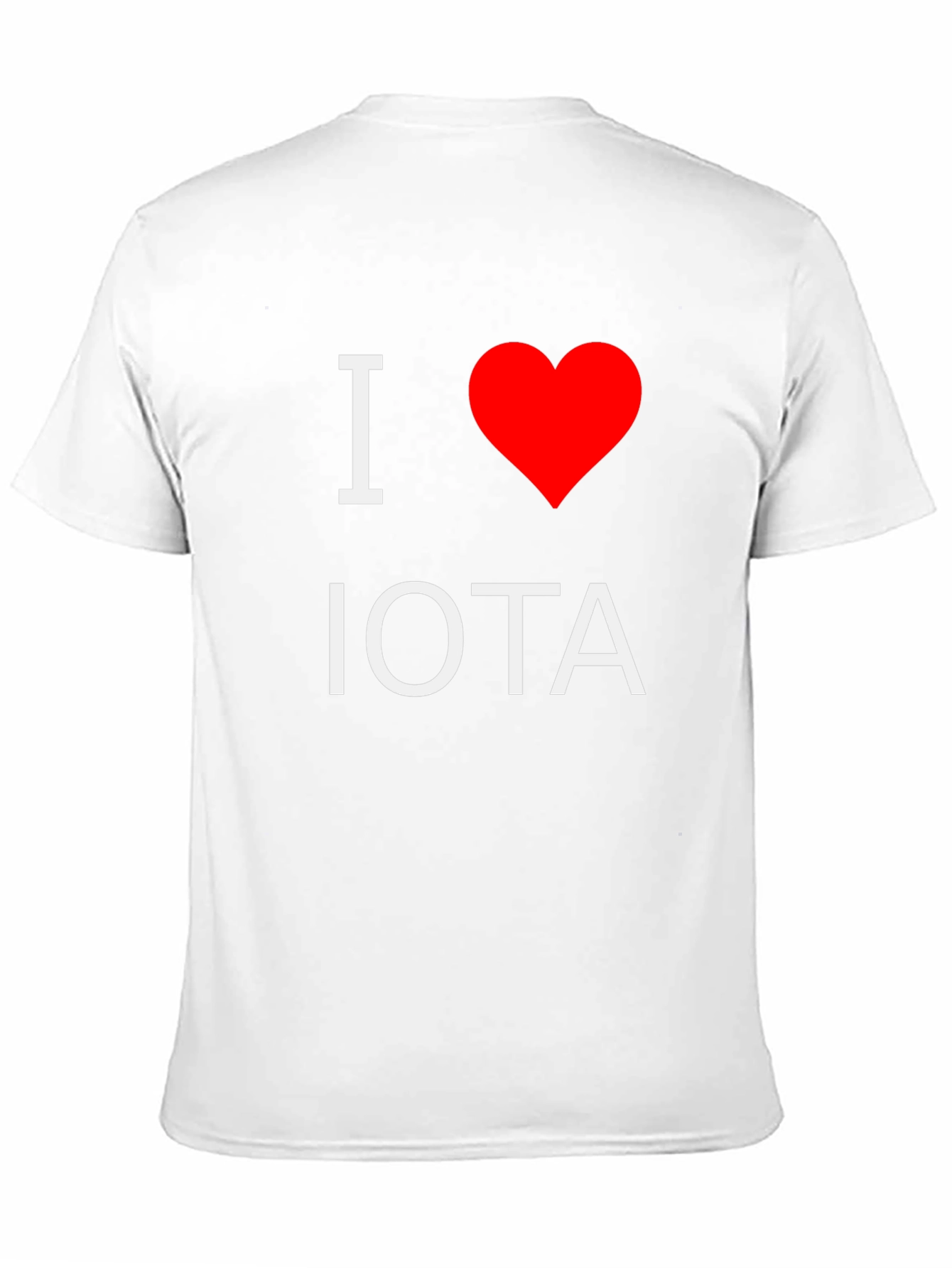 I Heart Iota Black T-Shirt