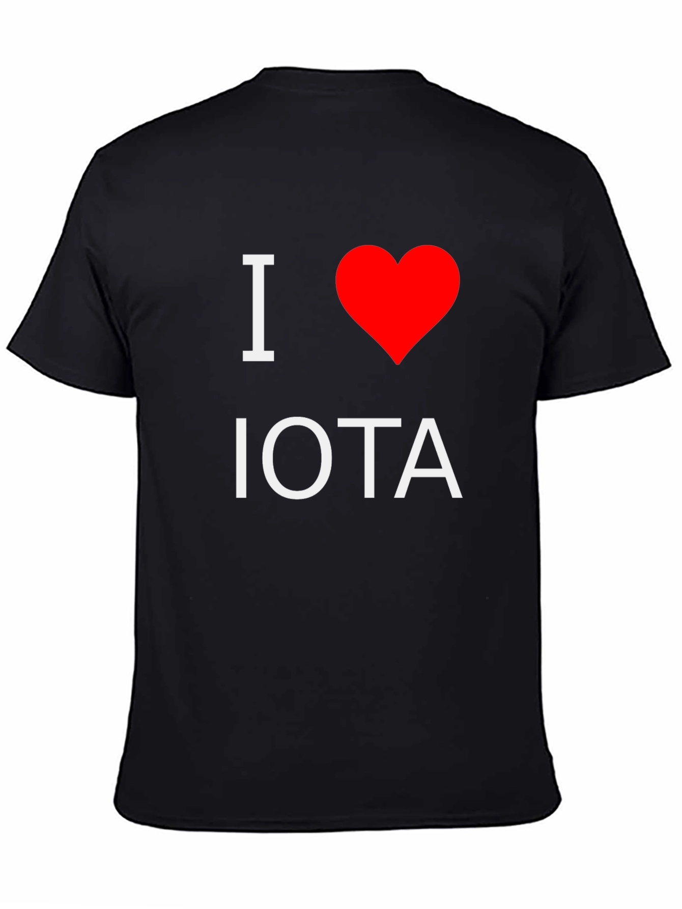 I Heart Iota Black T-Shirt