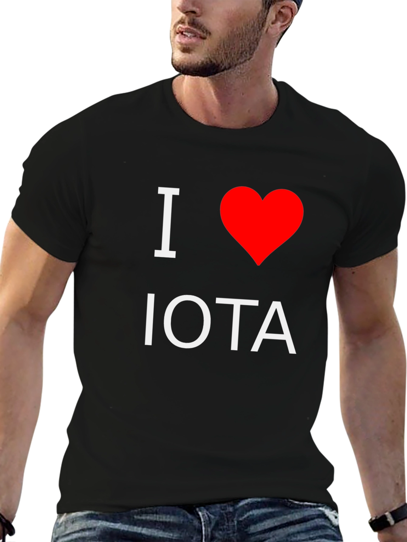 I Heart Iota Black T-Shirt