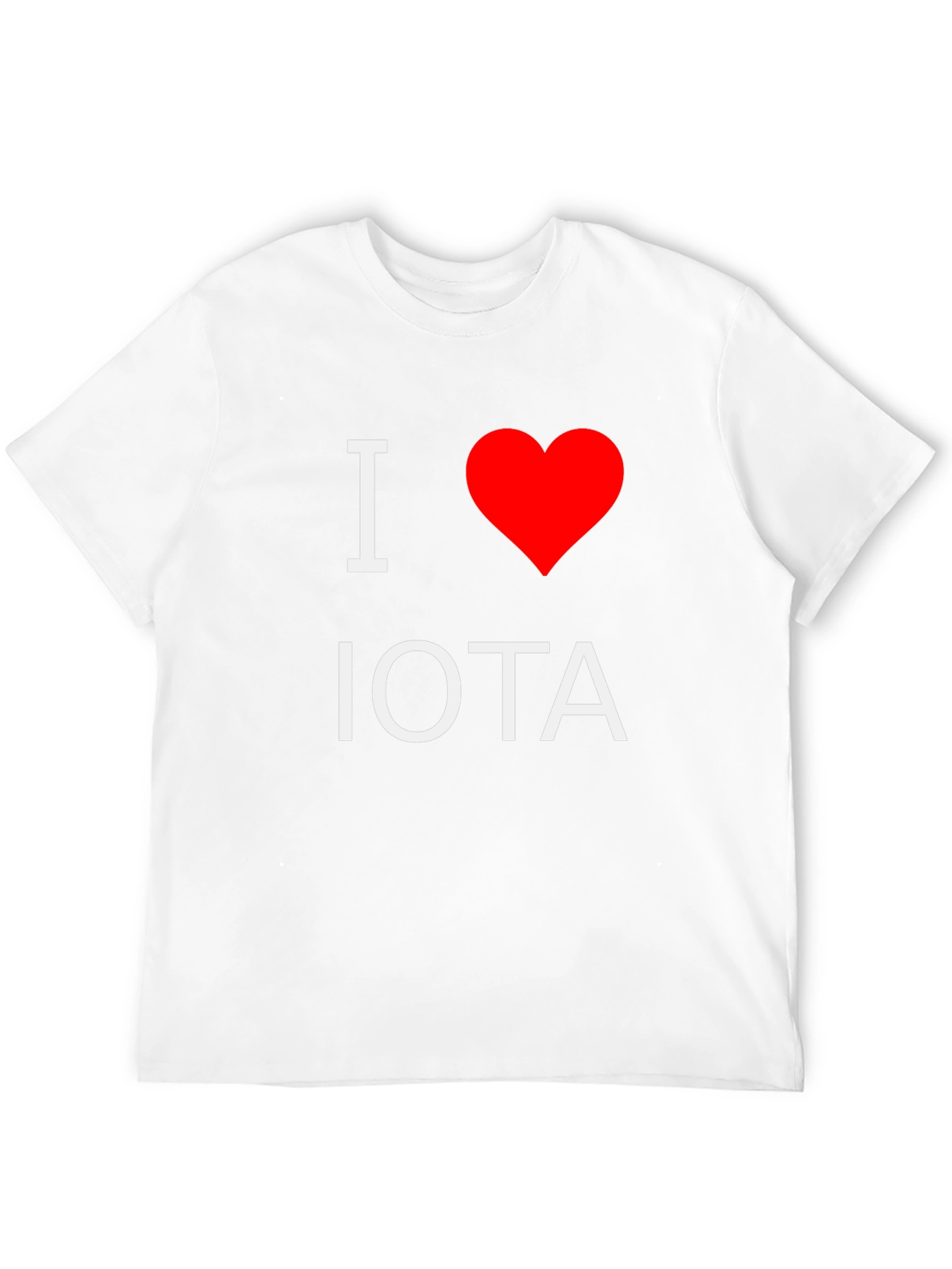 I Heart Iota Black T-Shirt