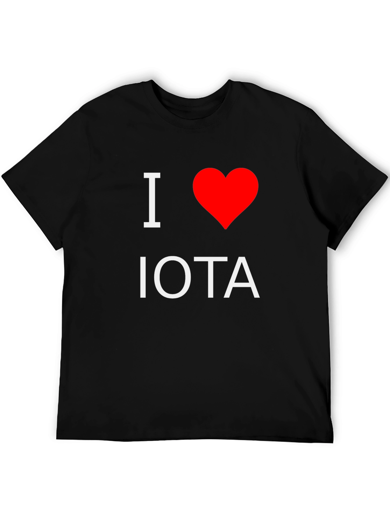 I Heart Iota Black T-Shirt