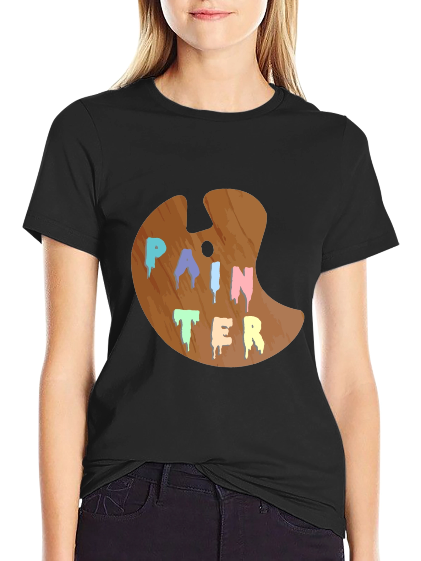Painter Palette Graphic Tee - Artistic Expression