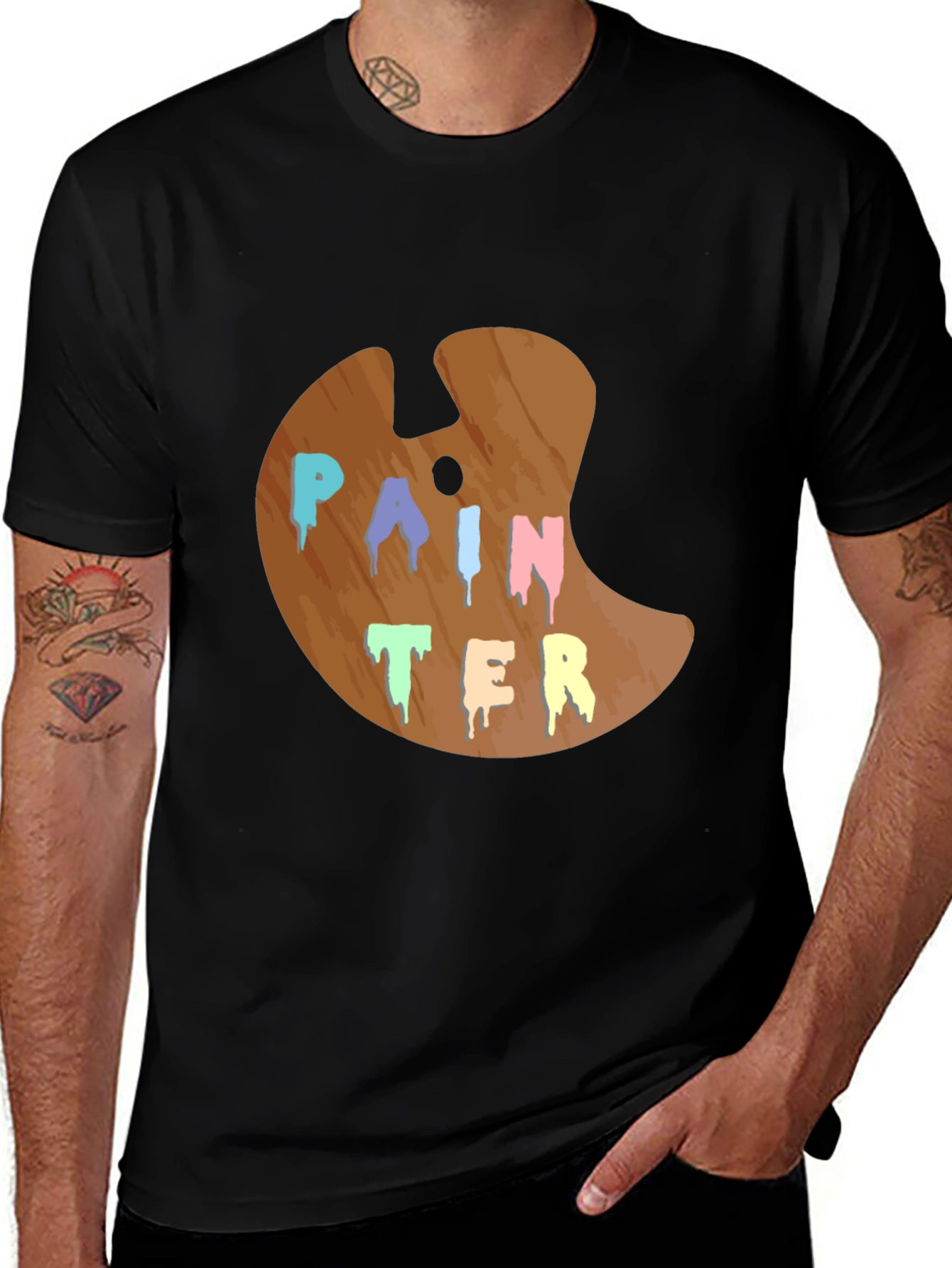 Painter Palette Graphic Tee - Artistic Expression