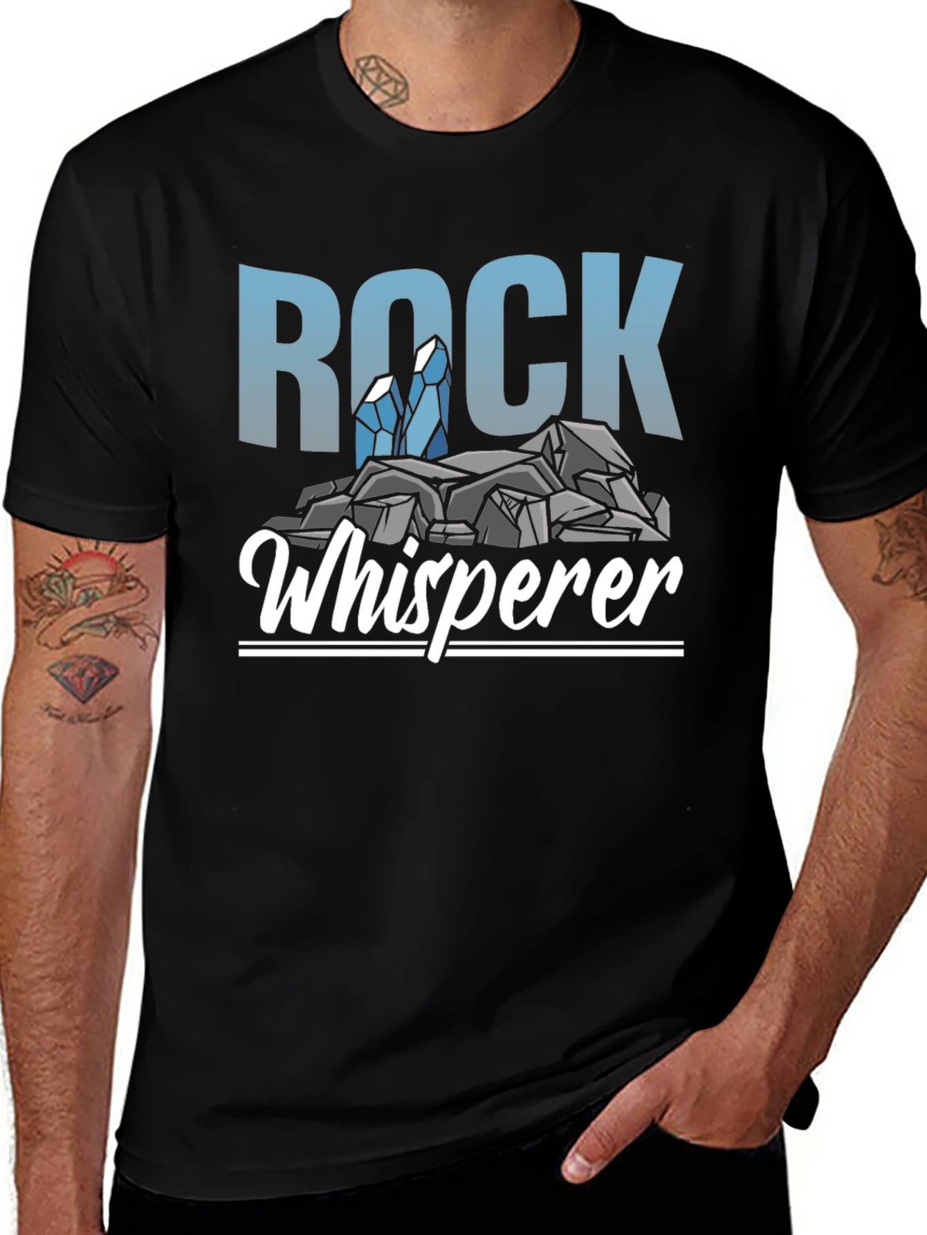 Rock Whisperer Graphic Tee - Mineral Collector T-Shirt