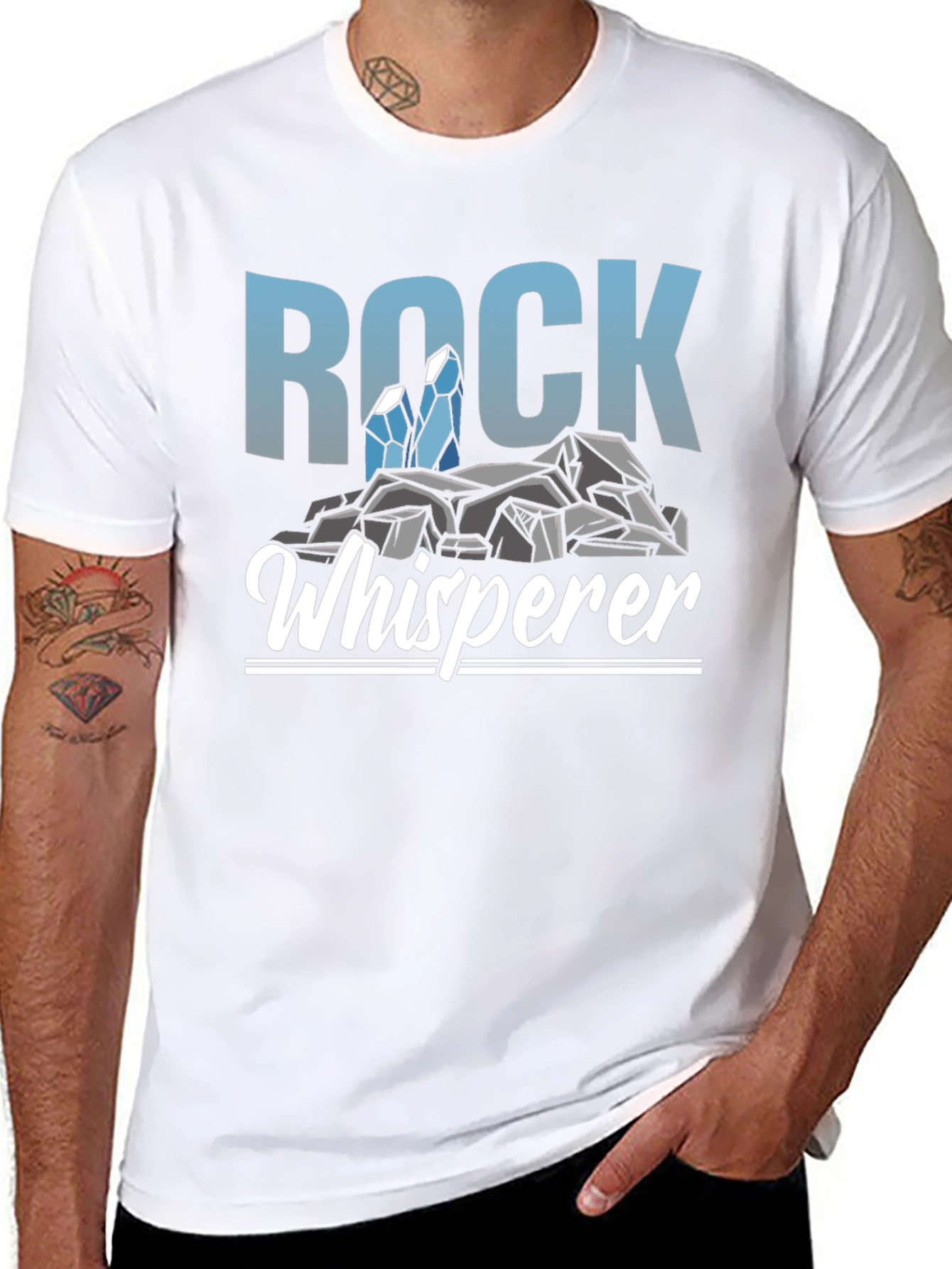 Rock Whisperer Graphic Tee - Mineral Collector T-Shirt