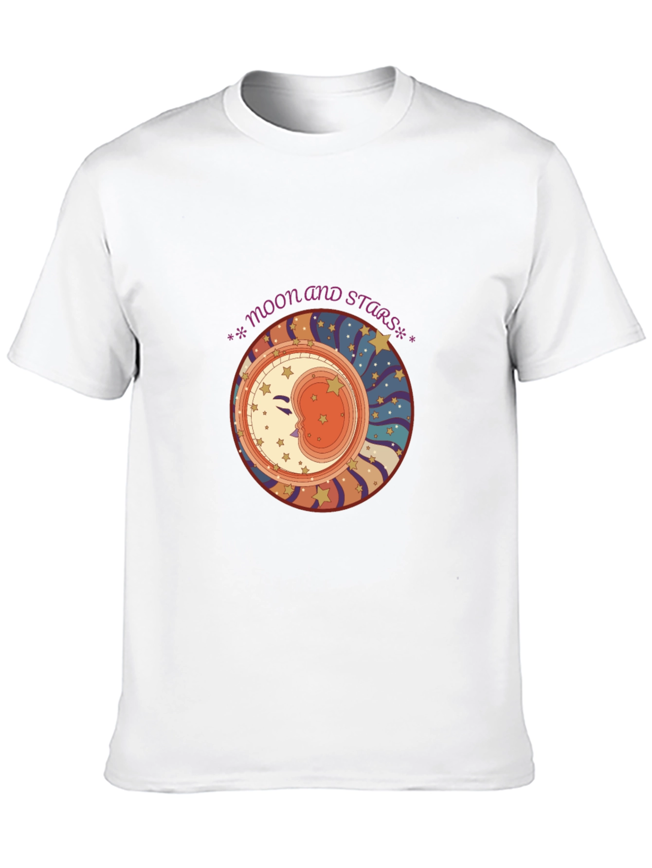 Retro Moon & Stars Graphic Tee