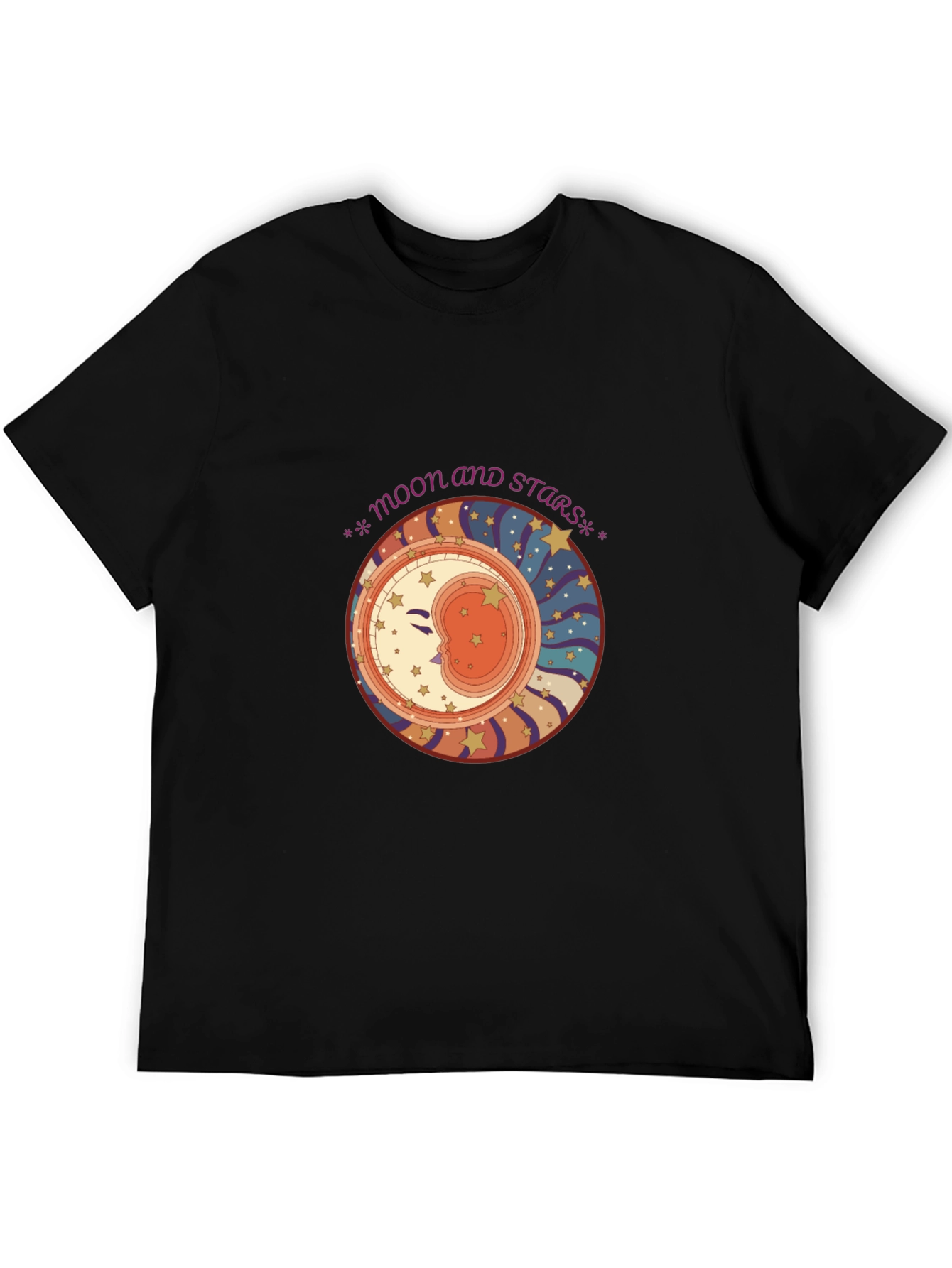 Retro Moon & Stars Graphic Tee