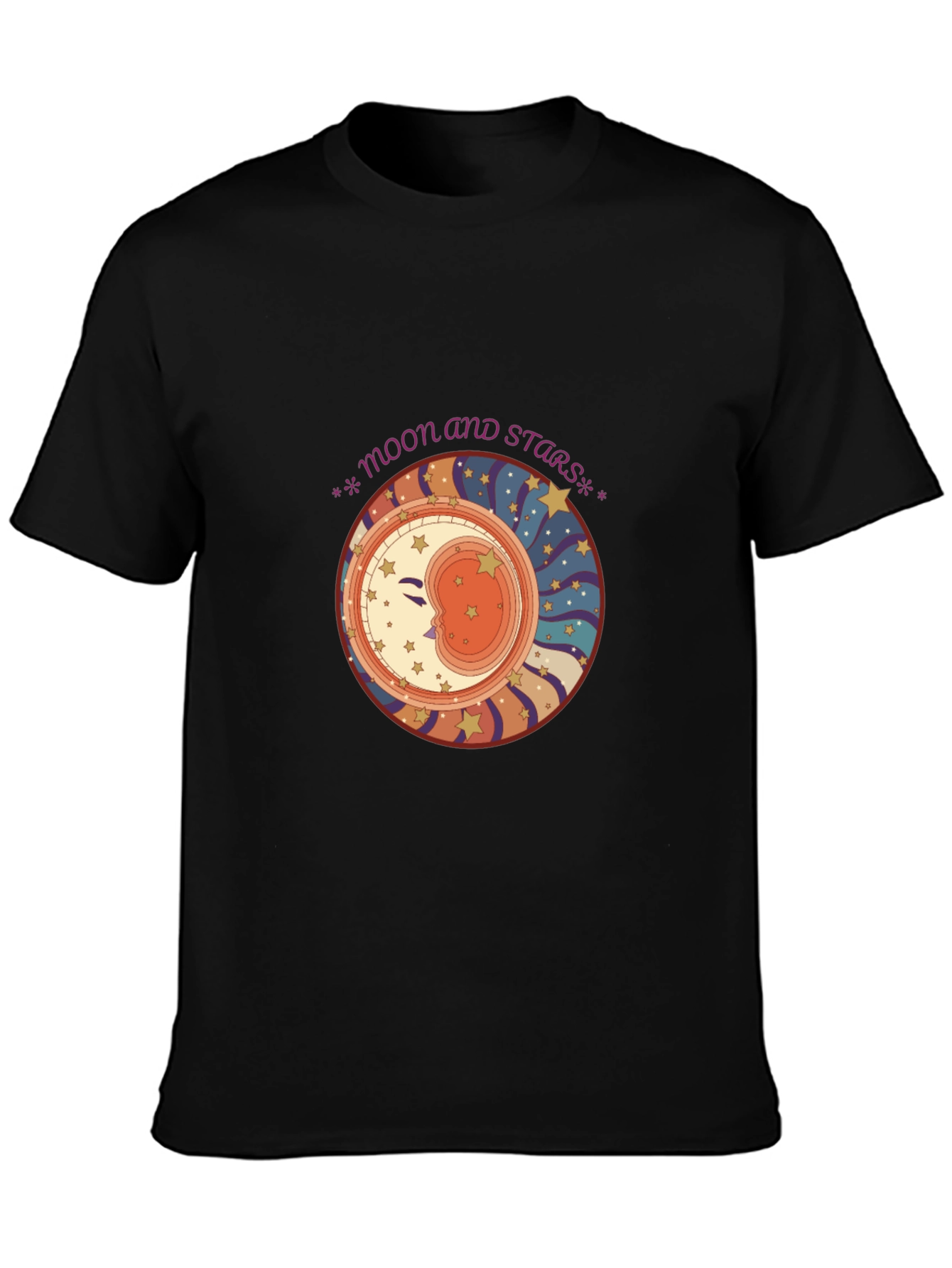 Retro Moon & Stars Graphic Tee