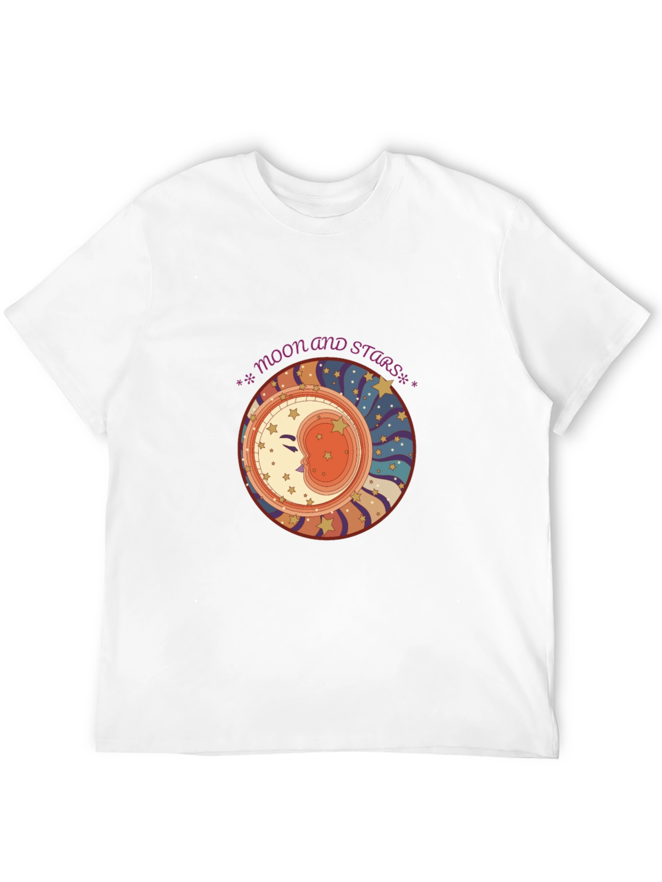 Retro Moon & Stars Graphic Tee