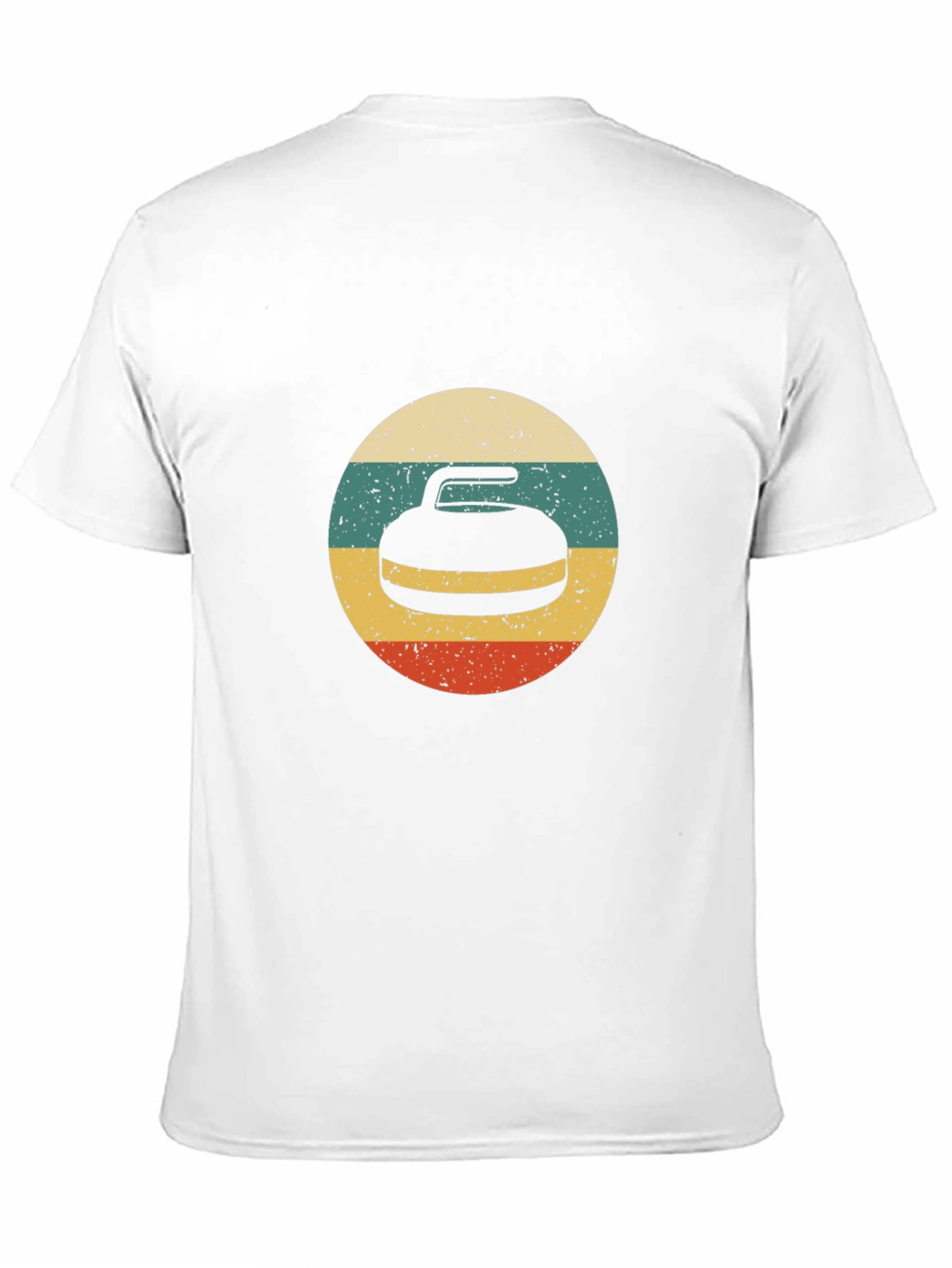 Retro Curling Stone T-Shirt