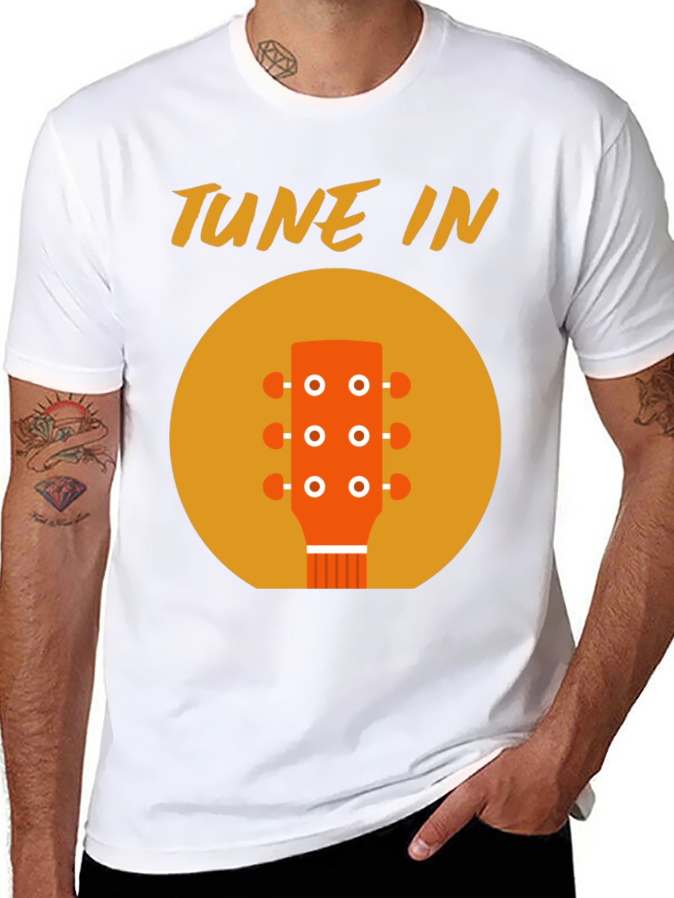 Tune In Guitar Head T-Shirt