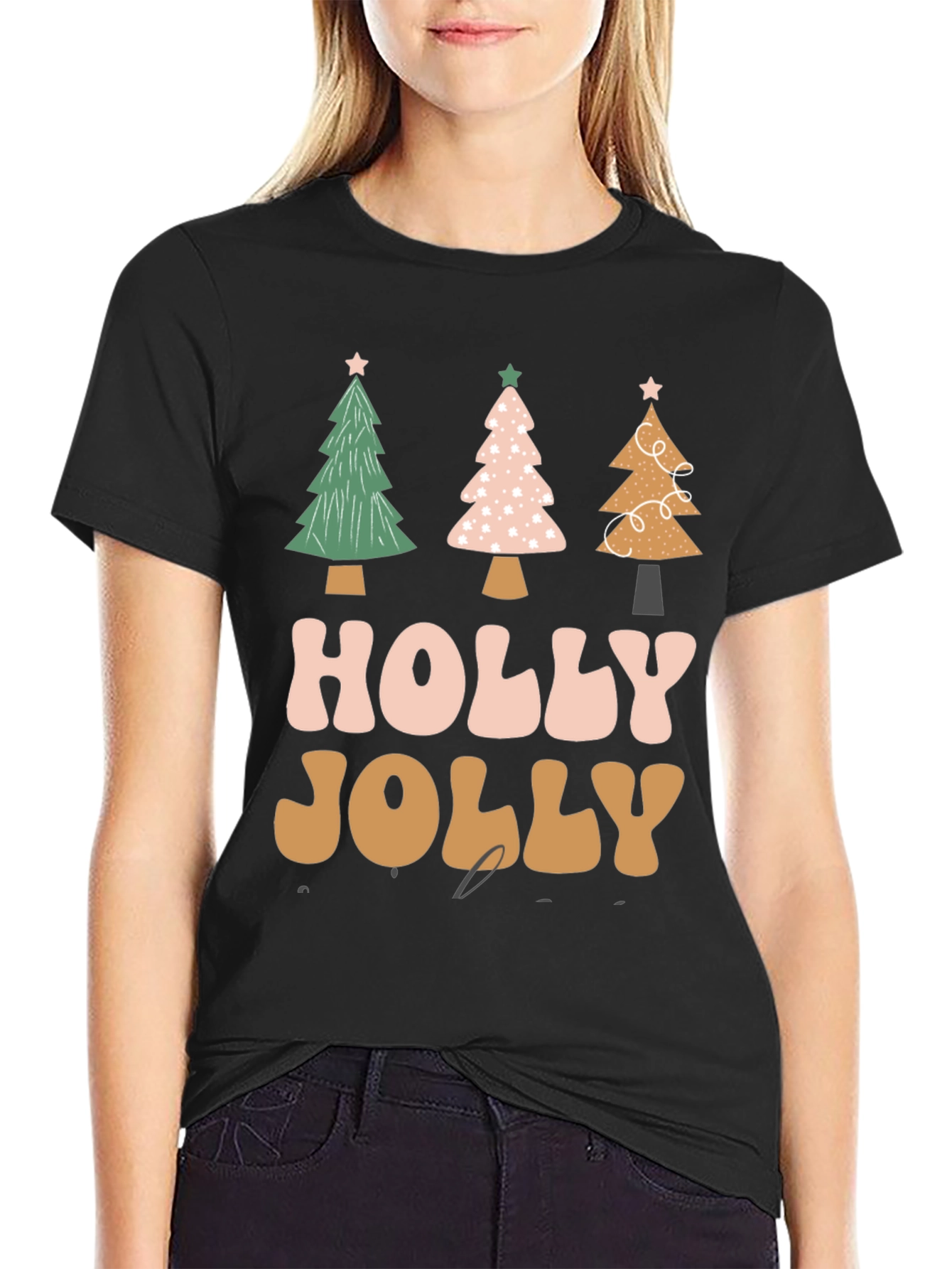 Holly Jolly Christmas Tree Shirt