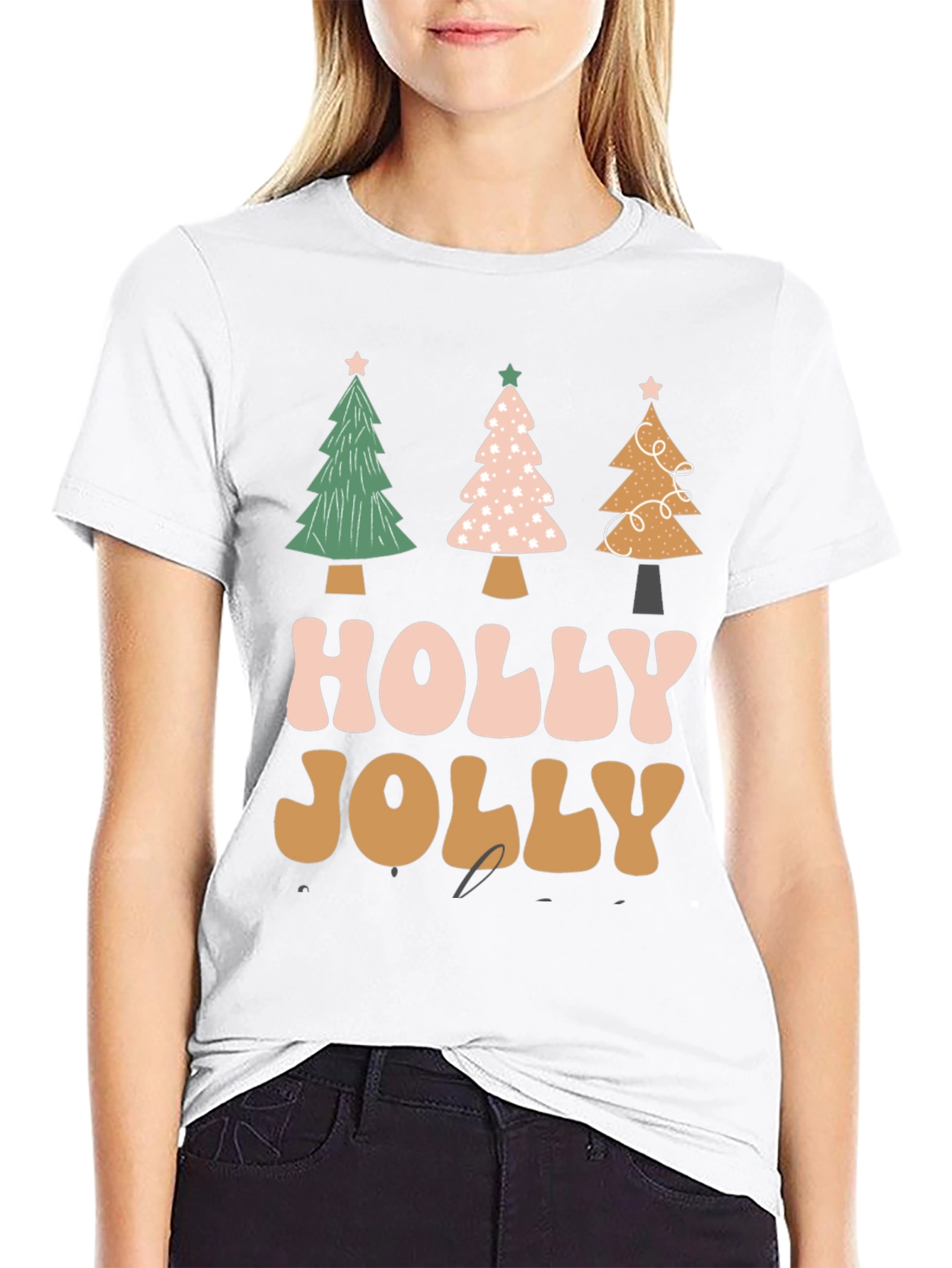 Holly Jolly Christmas Tree Shirt