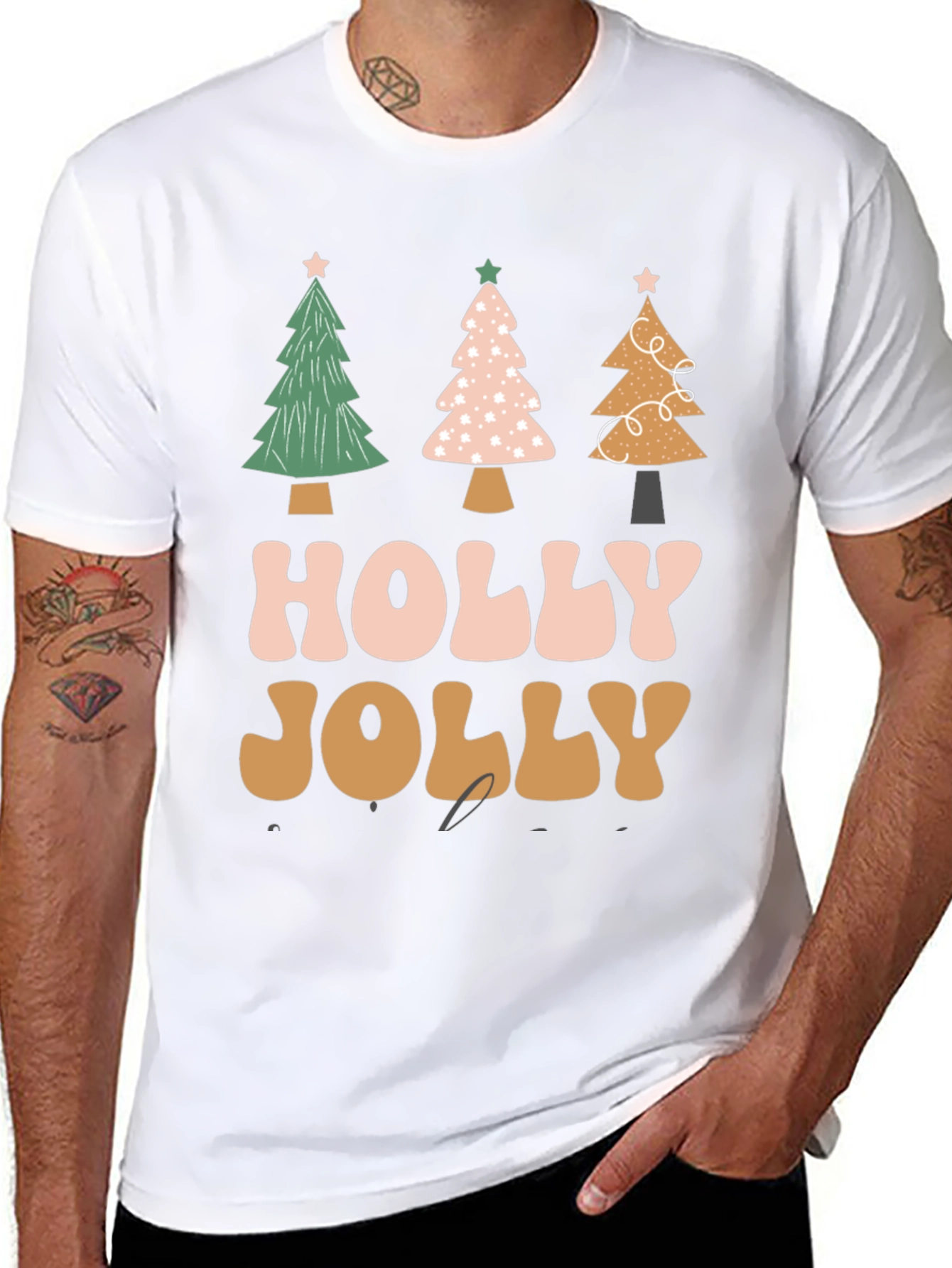 Holly Jolly Christmas Tree Shirt