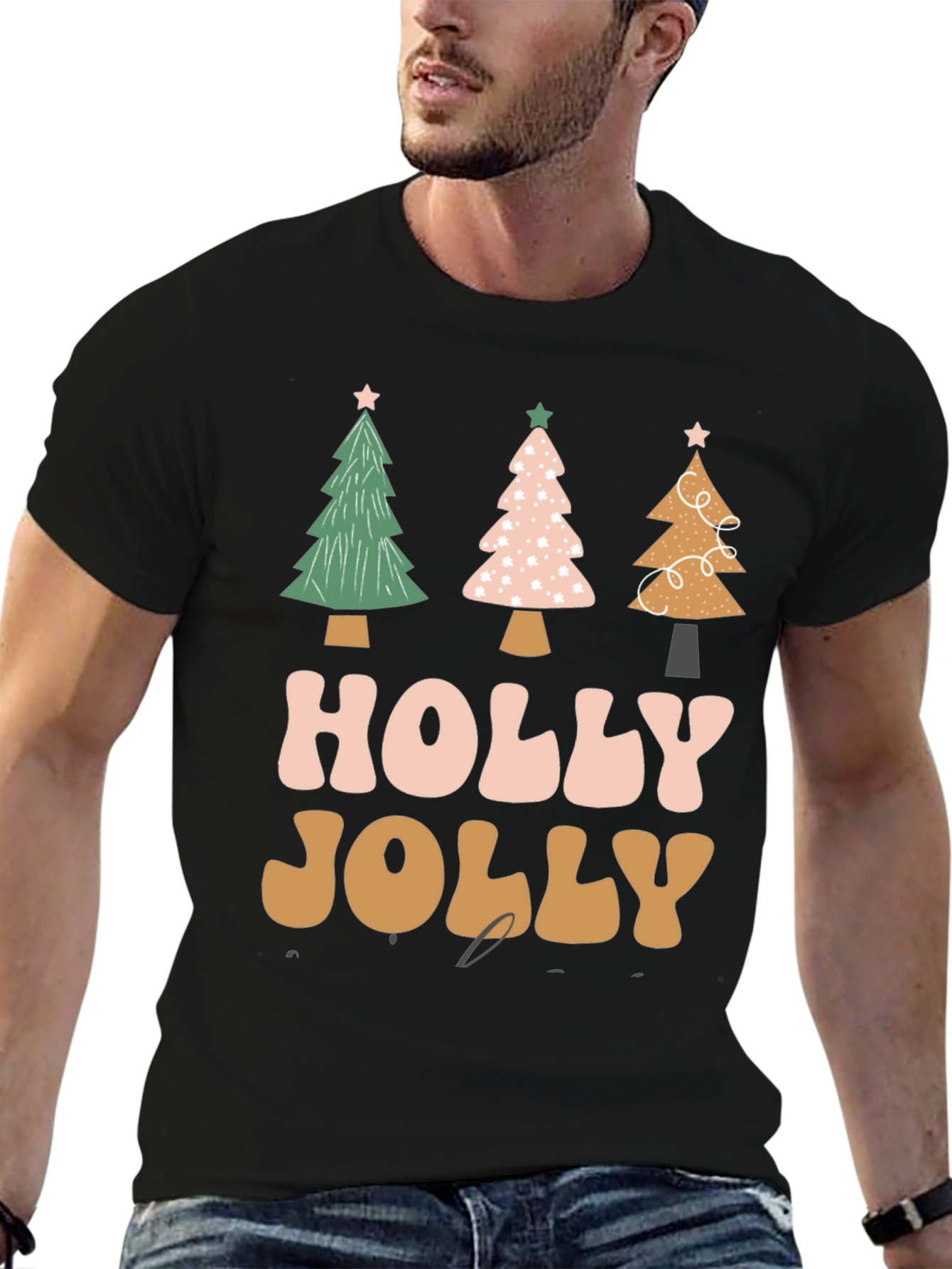 Holly Jolly Christmas Tree Shirt