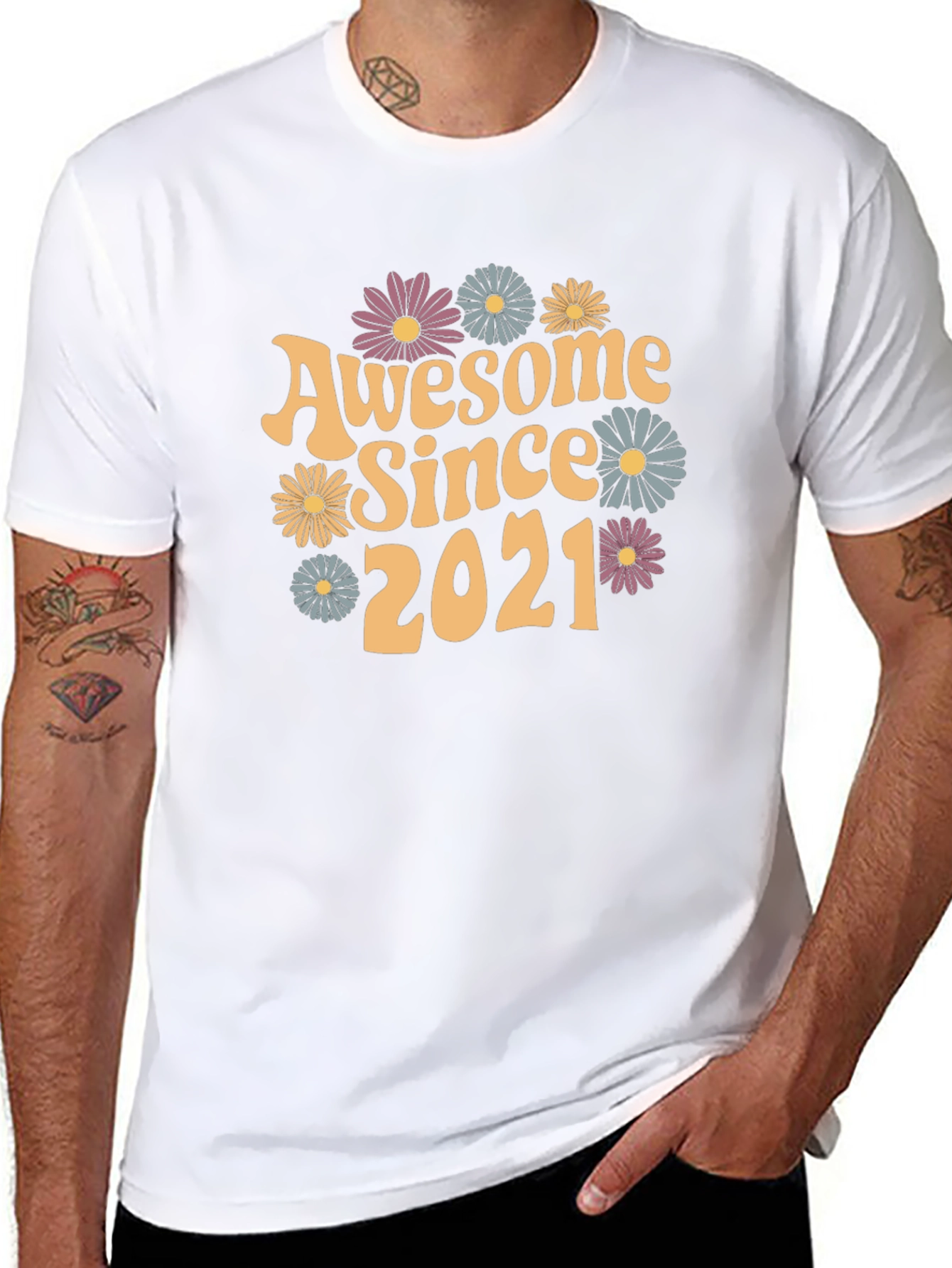 Awesome Since 2021 Graphic Tee