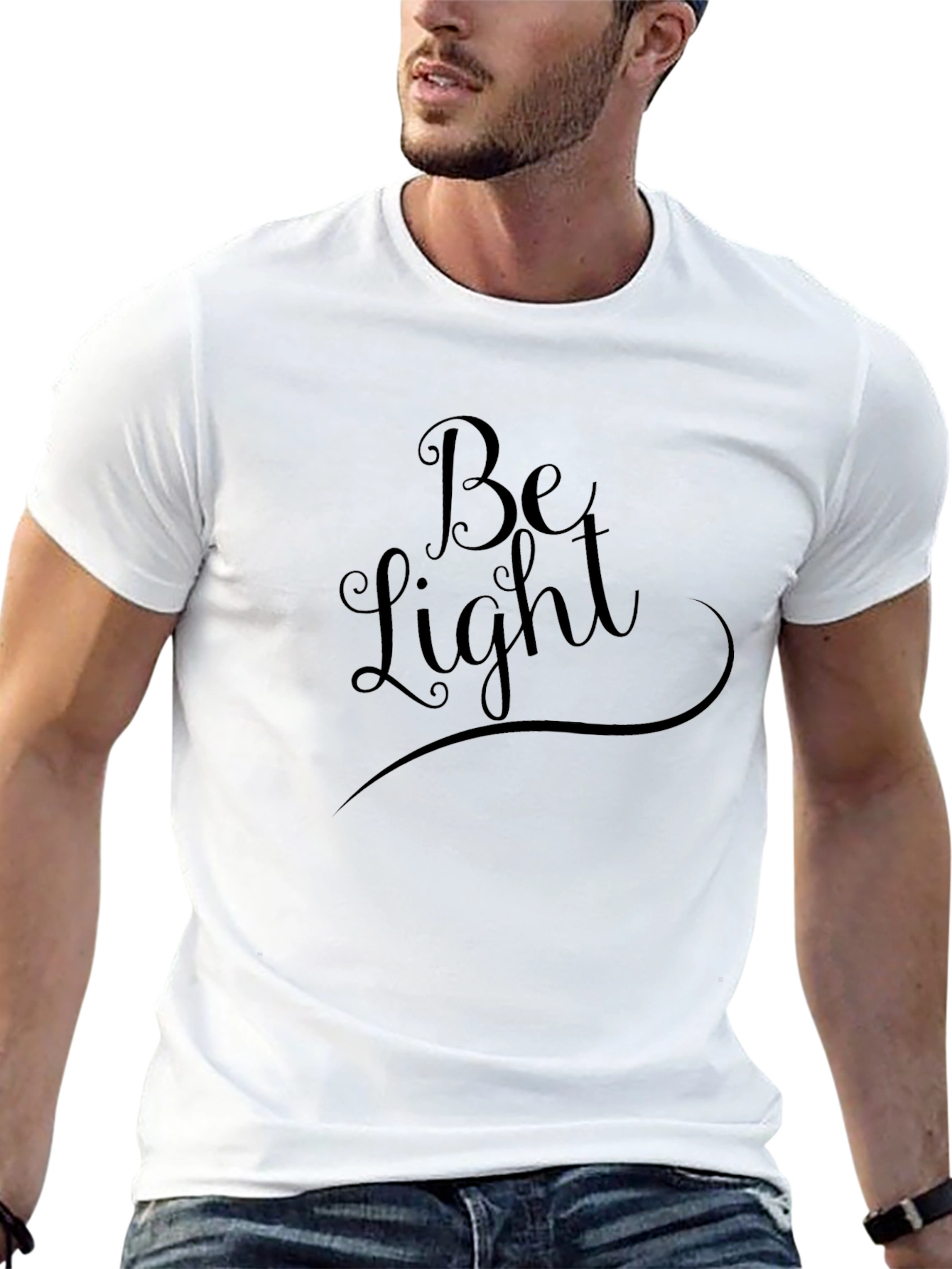 Be Light Graphic T-Shirt - Stylish Casual Wear