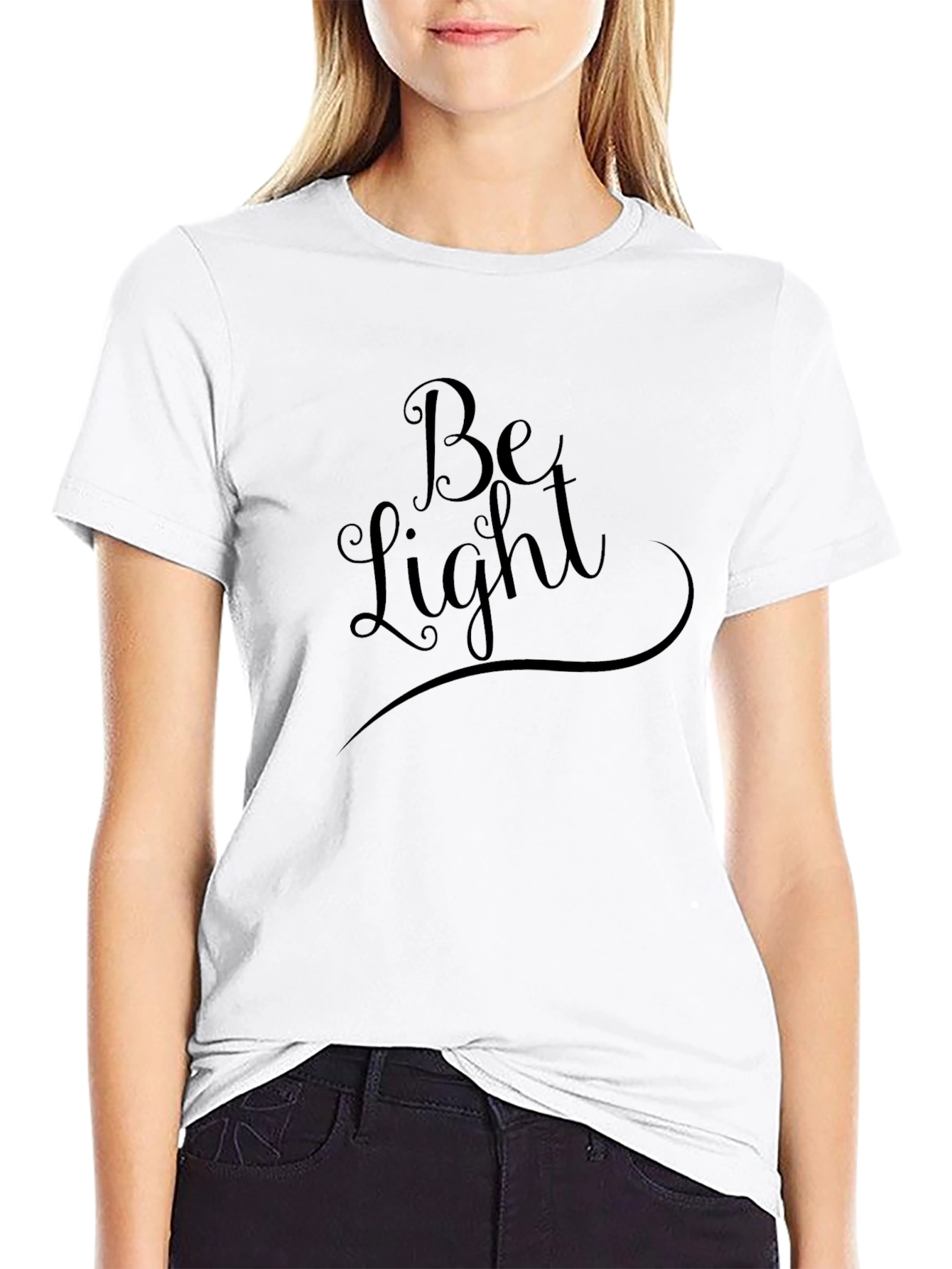 Be Light Graphic T-Shirt - Stylish Casual Wear