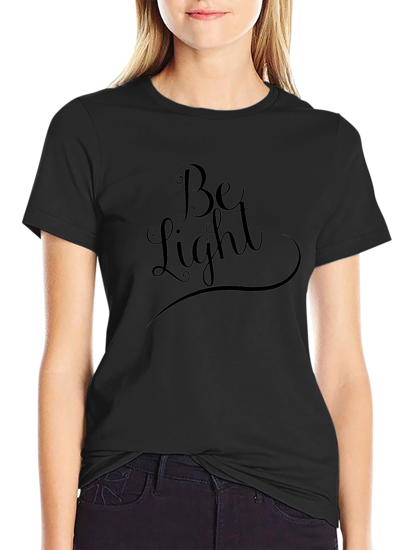 Be Light Graphic T-Shirt - Stylish Casual Wear
