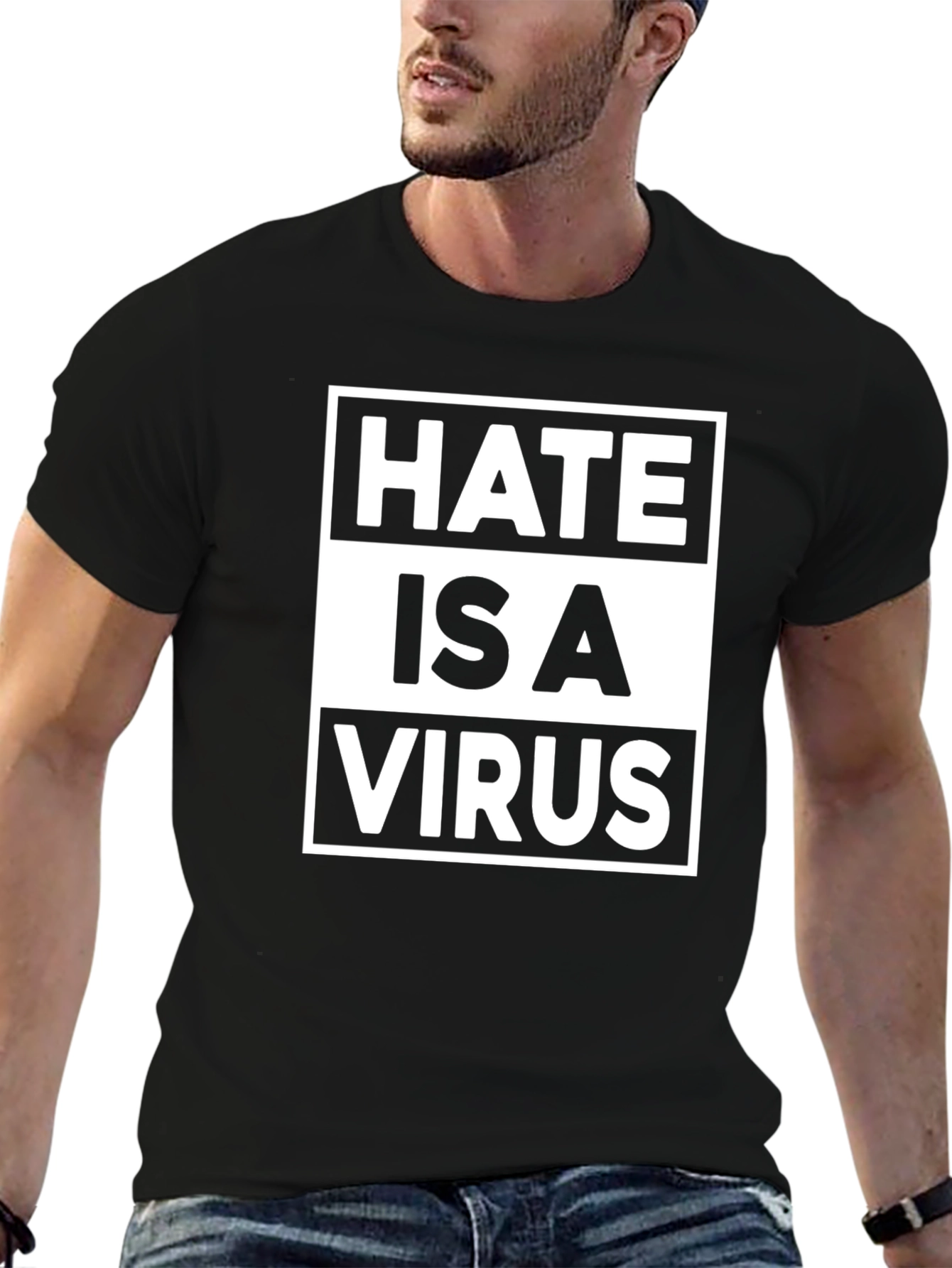 Hate is a Virus Graphic T-Shirt