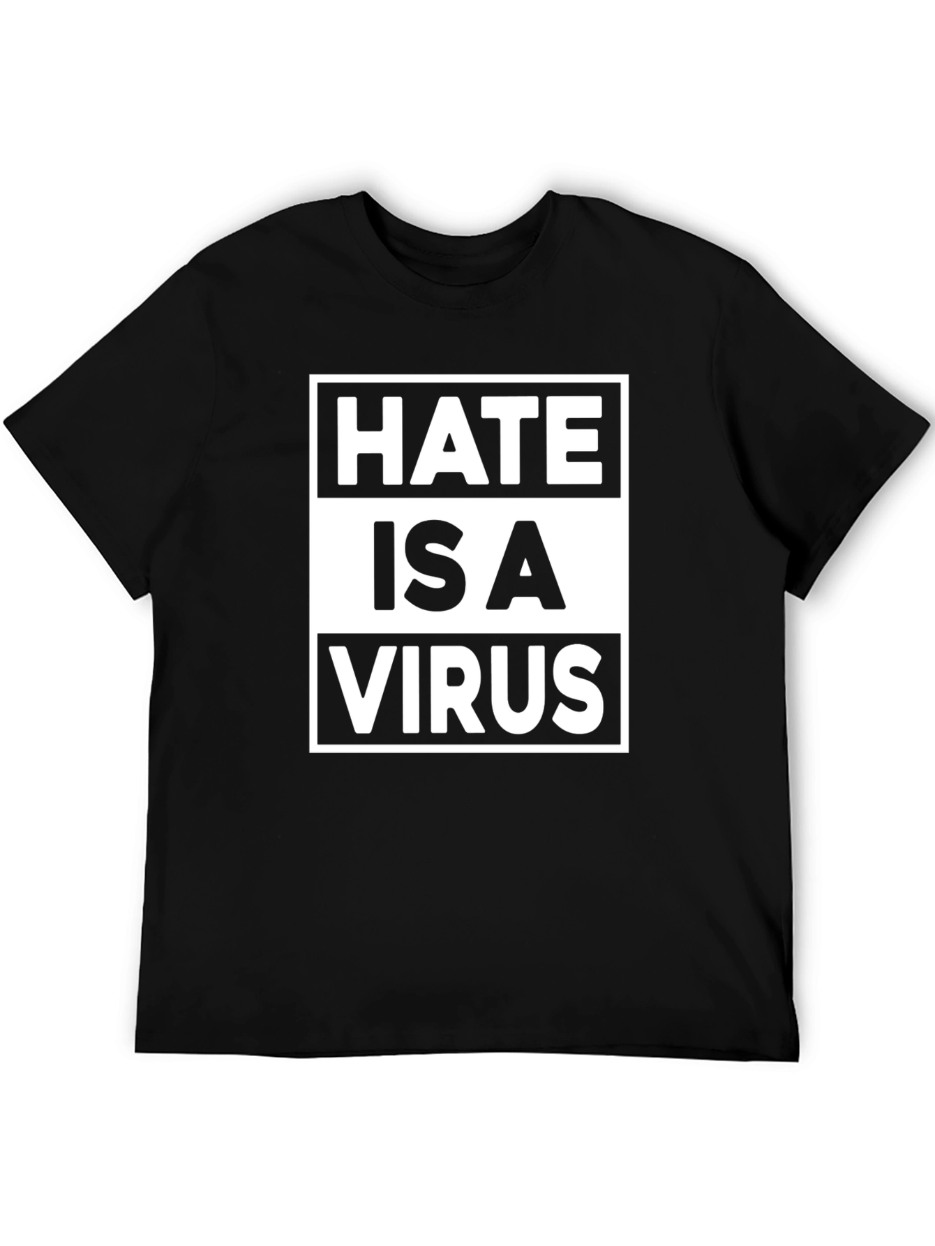 Hate is a Virus Graphic T-Shirt