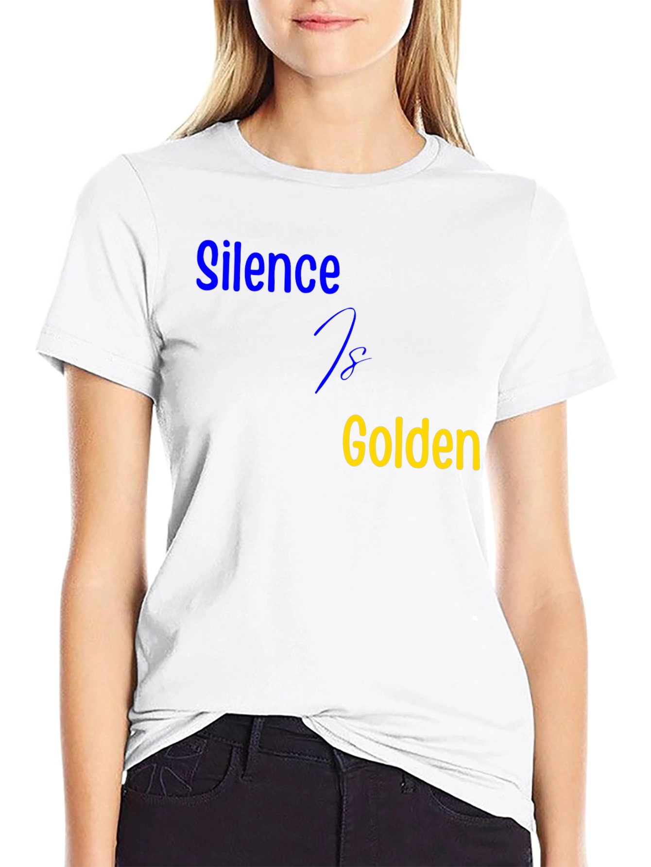 Silence is Golden Black T-Shirt