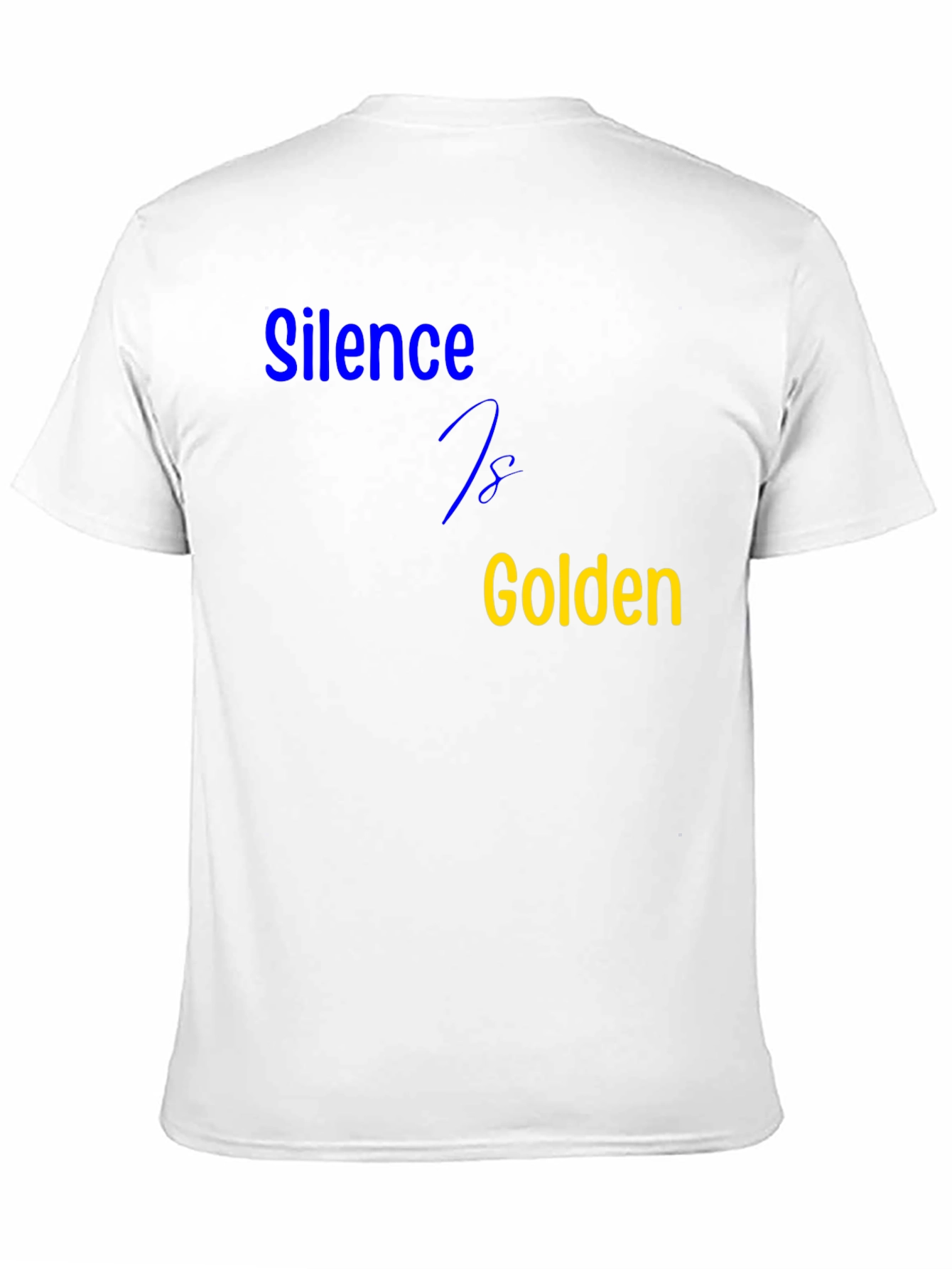 Silence is Golden Black T-Shirt
