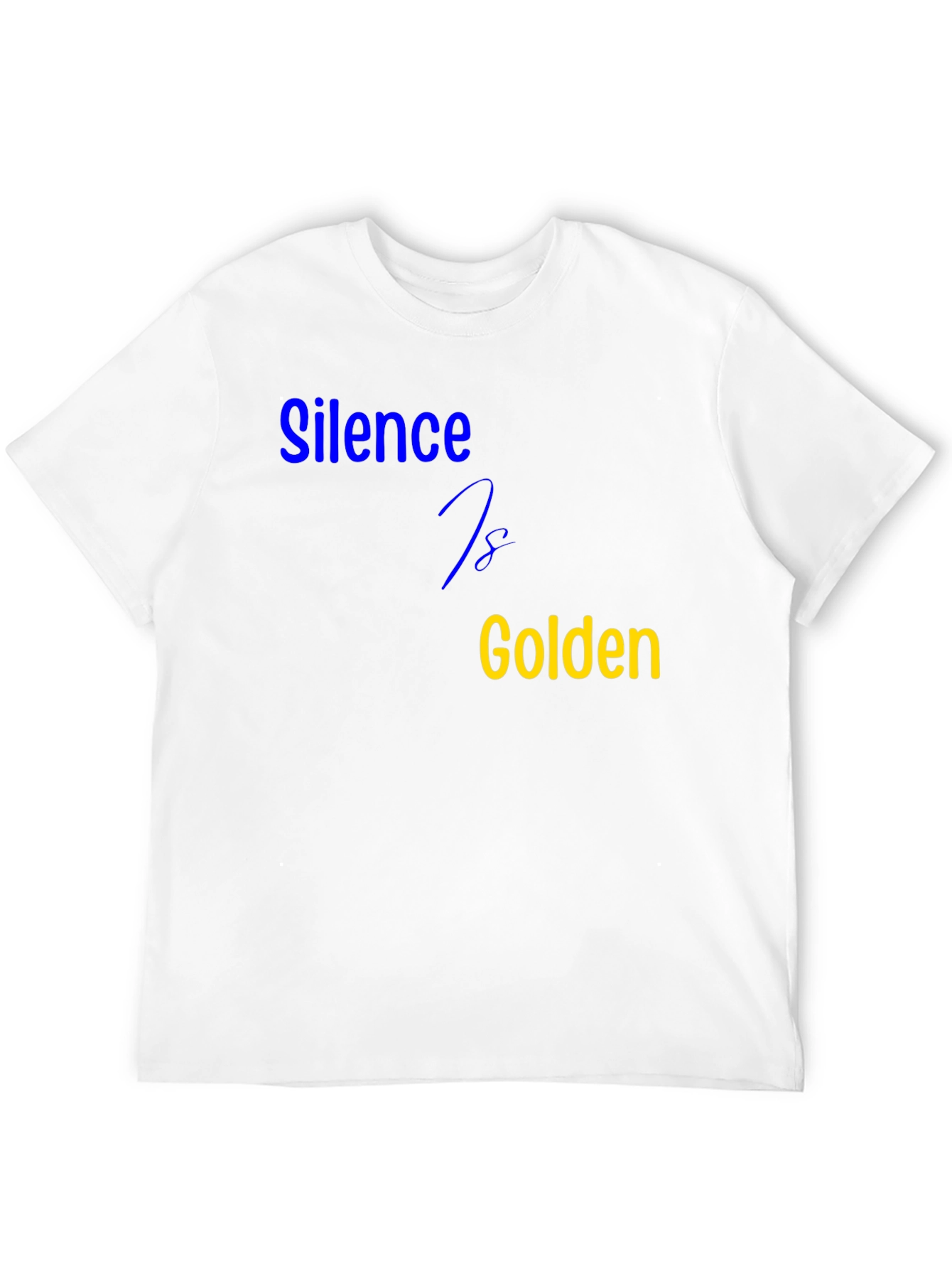 Silence is Golden Black T-Shirt