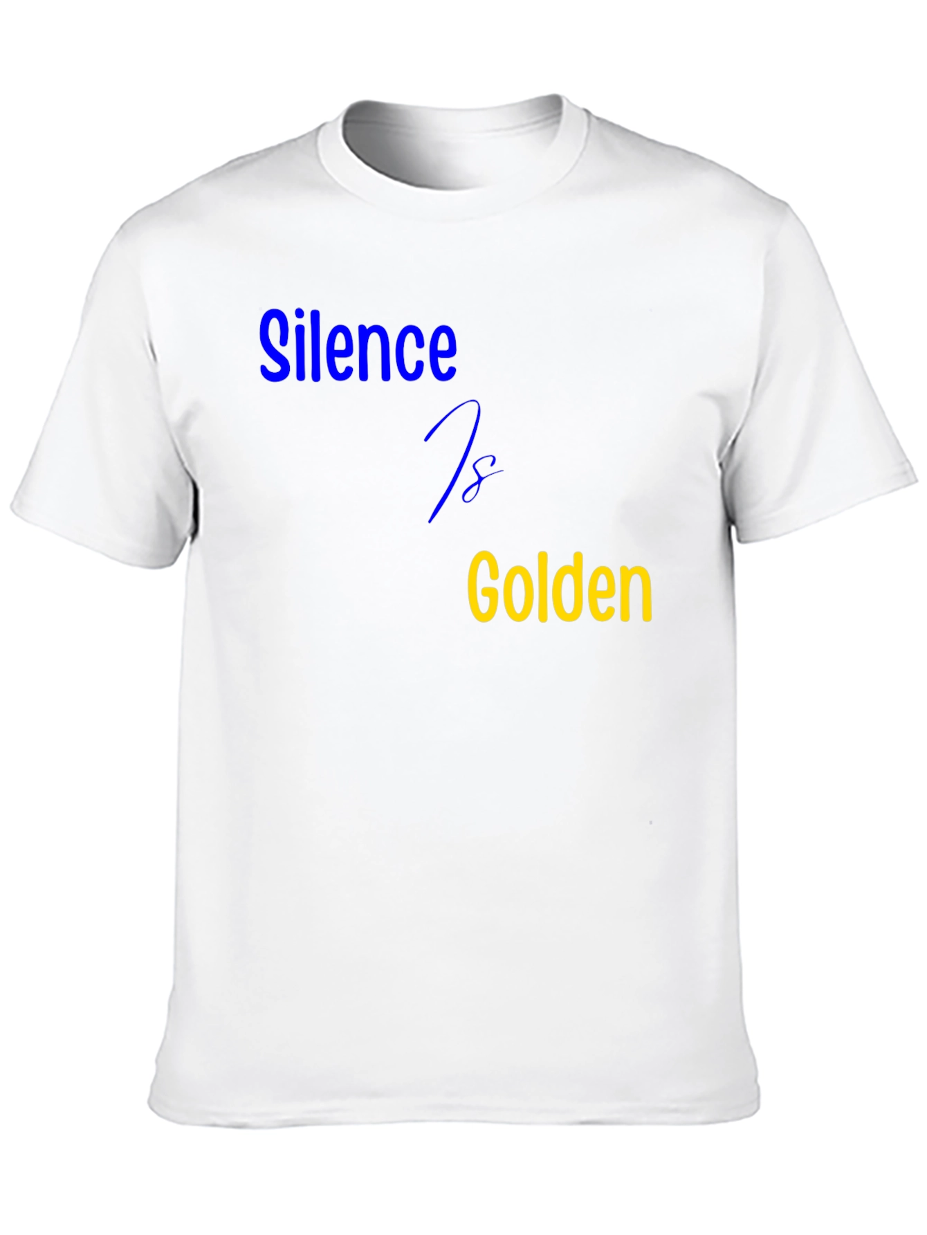 Silence is Golden Black T-Shirt