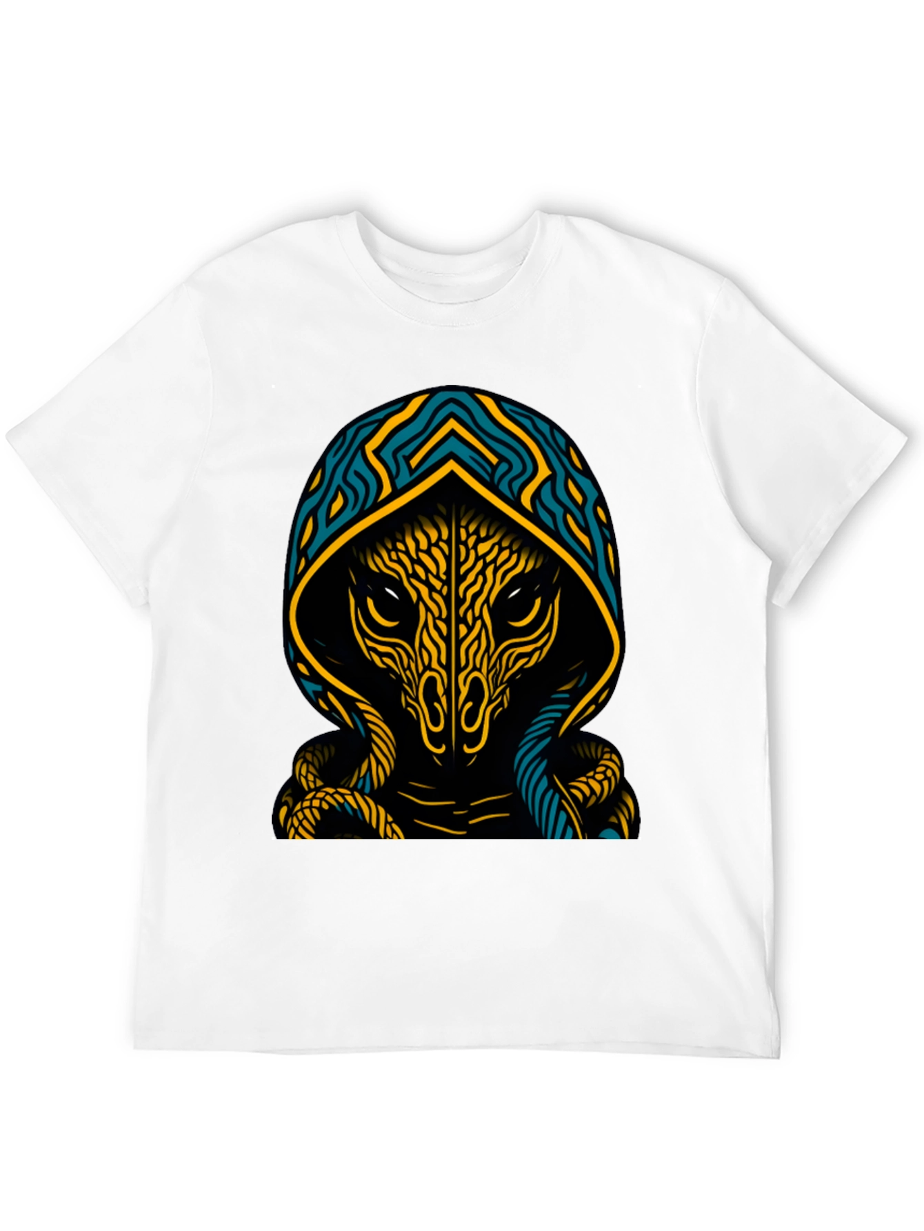 Mystic Hooded Creature Graphic Tee