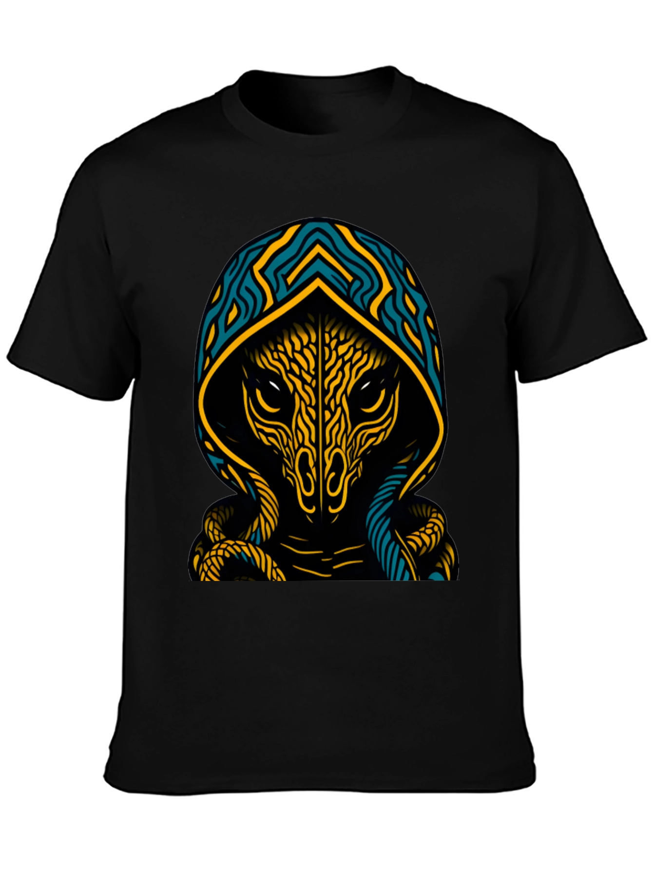 Mystic Hooded Creature Graphic Tee