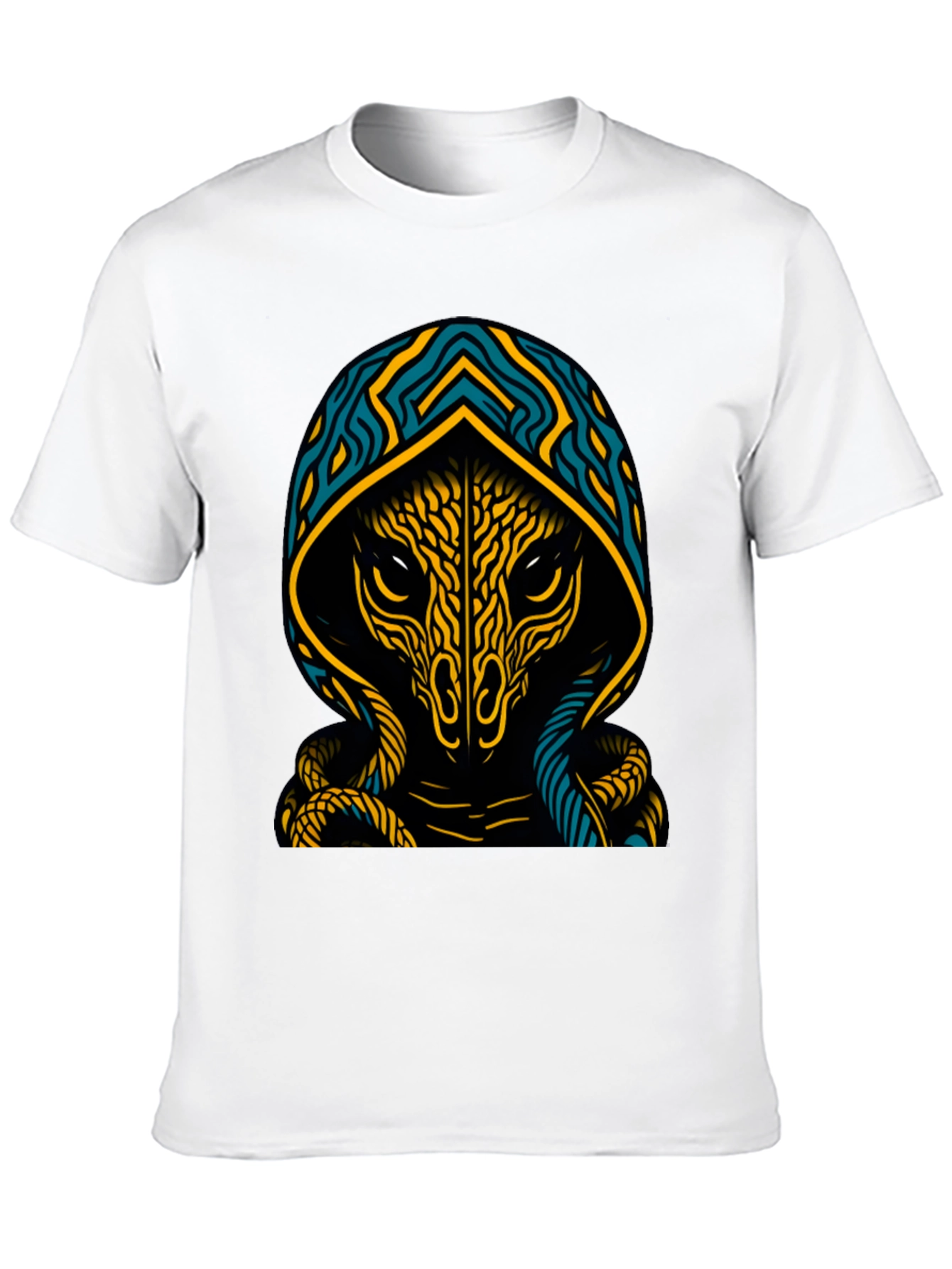 Mystic Hooded Creature Graphic Tee
