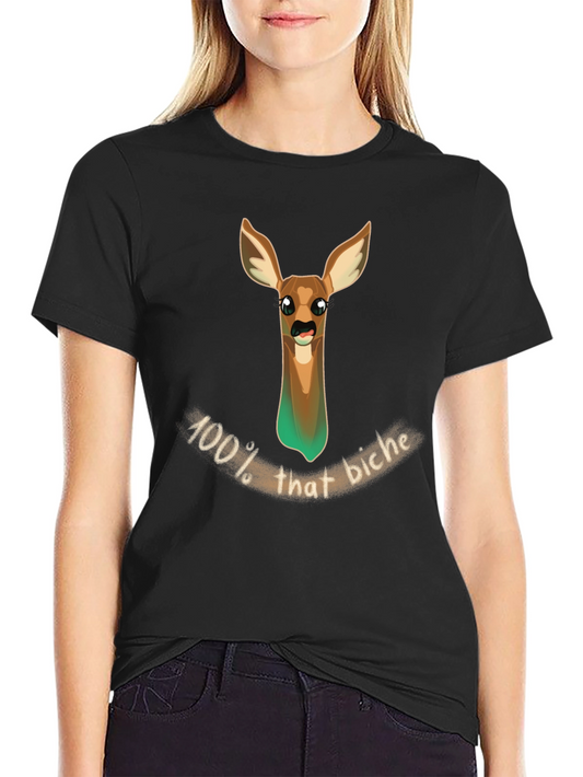 100% That Biche Deer Graphic Tee