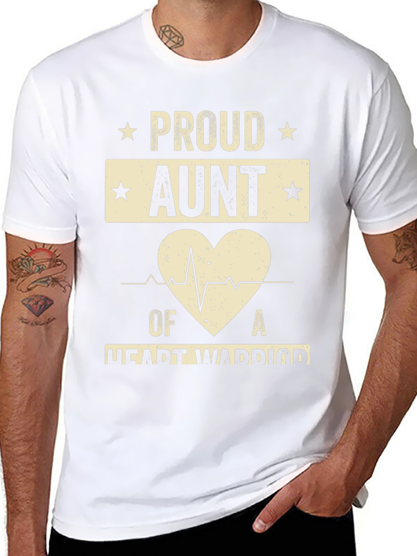 Proud Aunt of a Heart Warrior T-Shirt