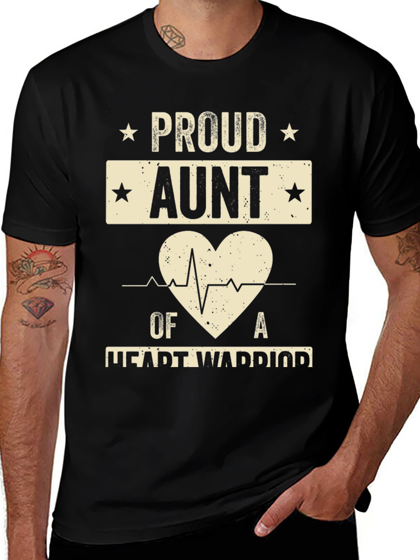 Proud Aunt of a Heart Warrior T-Shirt