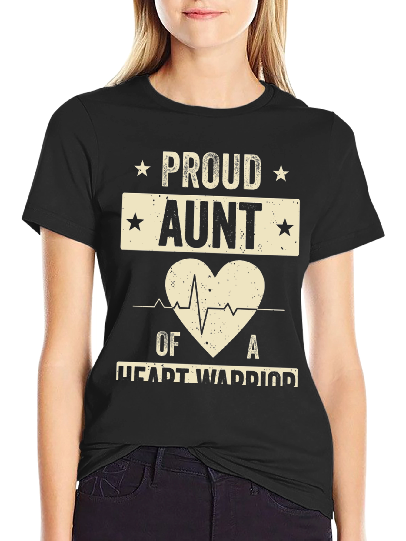 Proud Aunt of a Heart Warrior T-Shirt