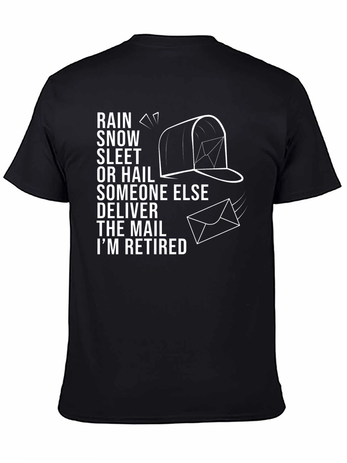 Retired Mail Carrier T-Shirt - Funny Postman Gift