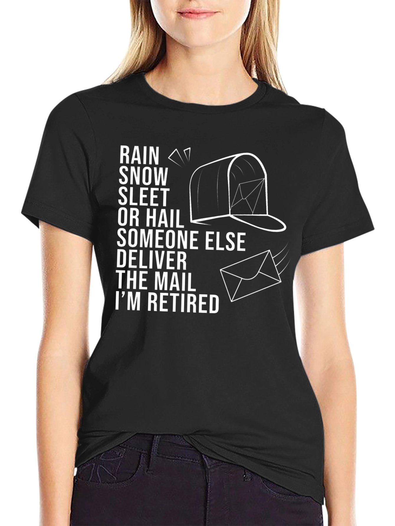 Retired Mail Carrier T-Shirt - Funny Postman Gift