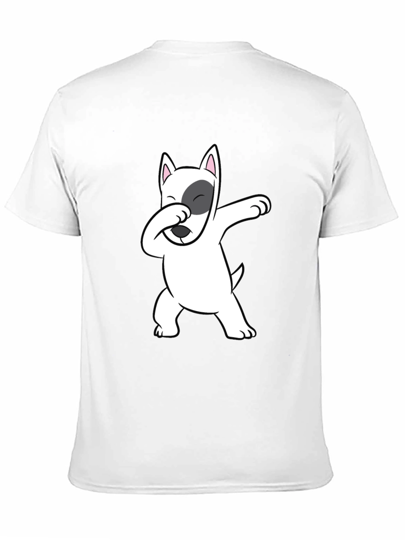 Dabbing Dog Graphic Tee - Cool Bull Terrier T-Shirt