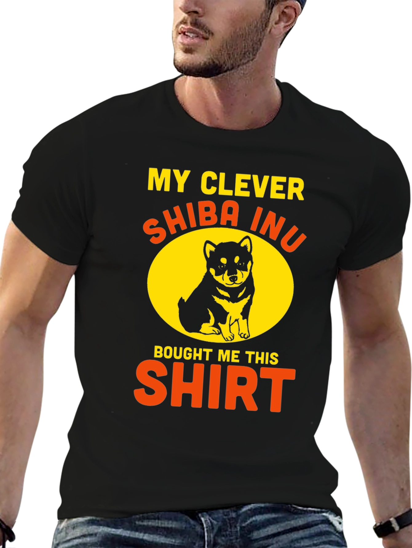Clever Shiba Inu Graphic T-Shirt - Dog Lover Tee