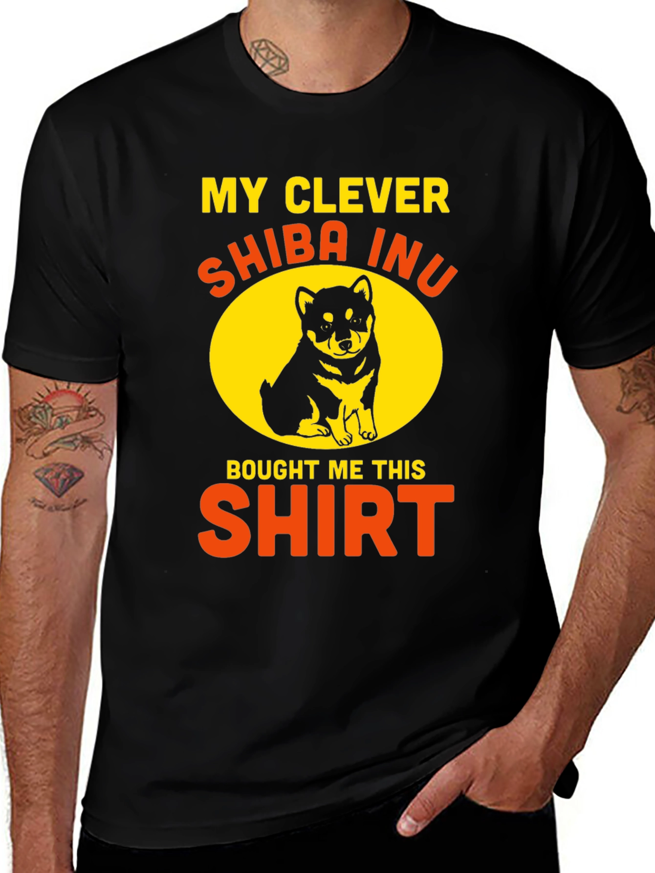 Clever Shiba Inu Graphic T-Shirt - Dog Lover Tee