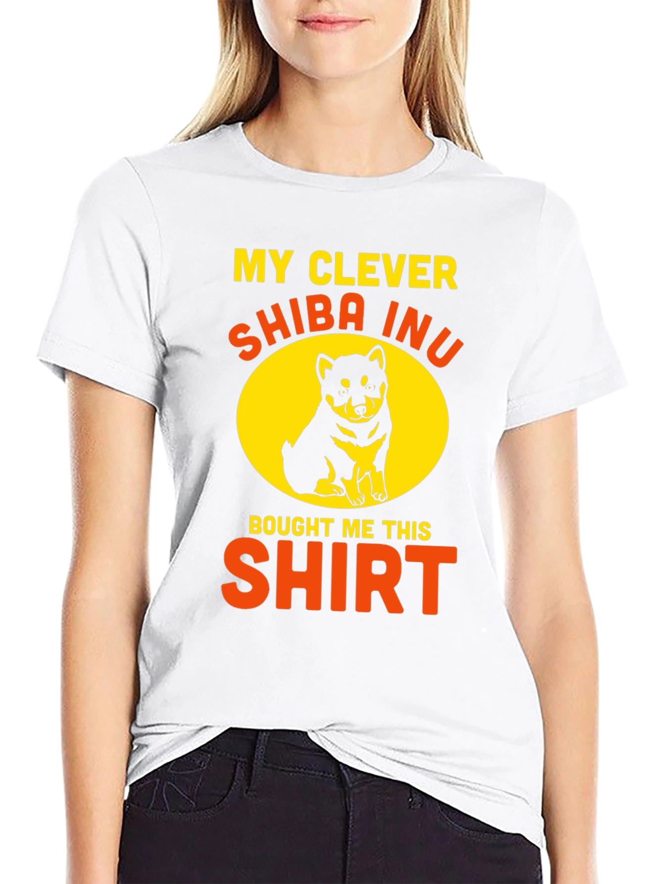 Clever Shiba Inu Graphic T-Shirt - Dog Lover Tee