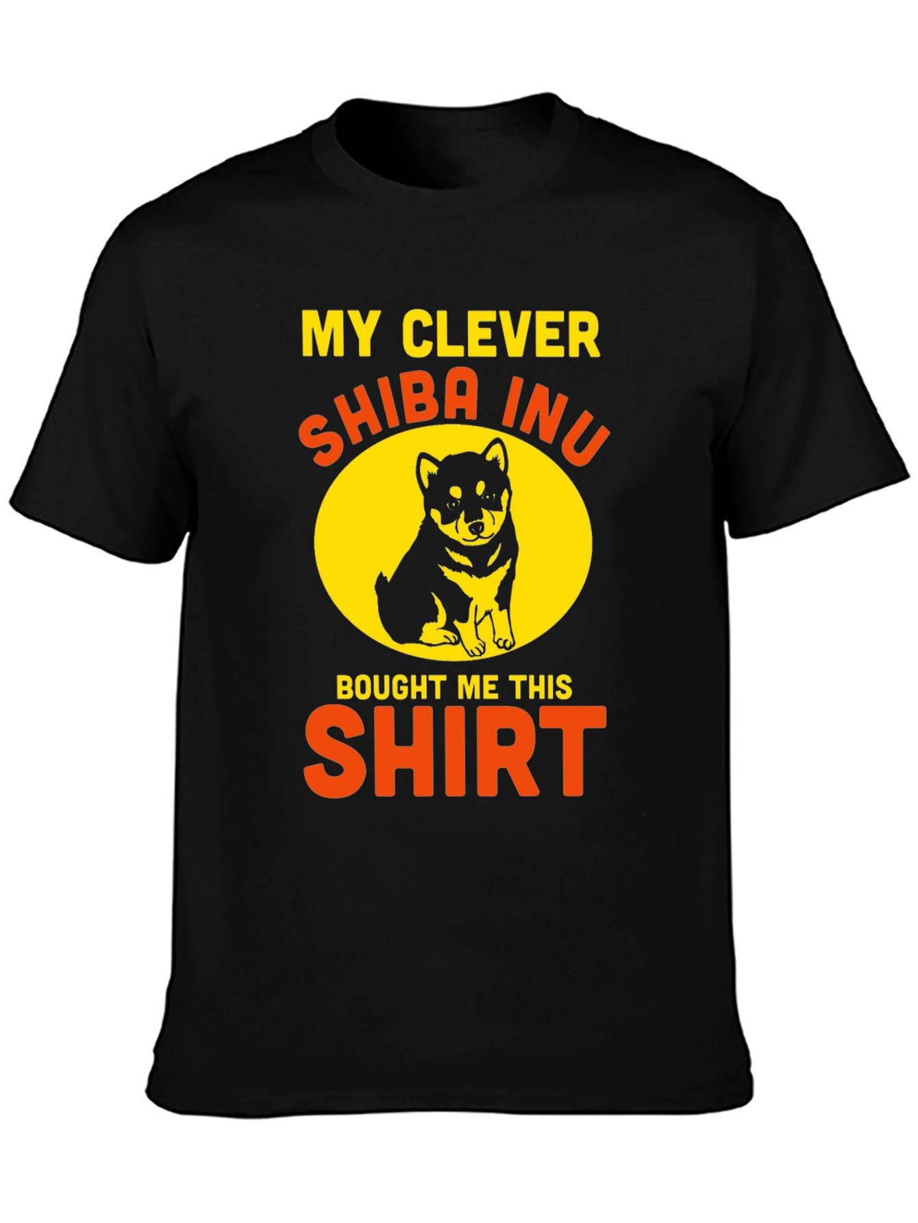 Clever Shiba Inu Graphic T-Shirt - Dog Lover Tee