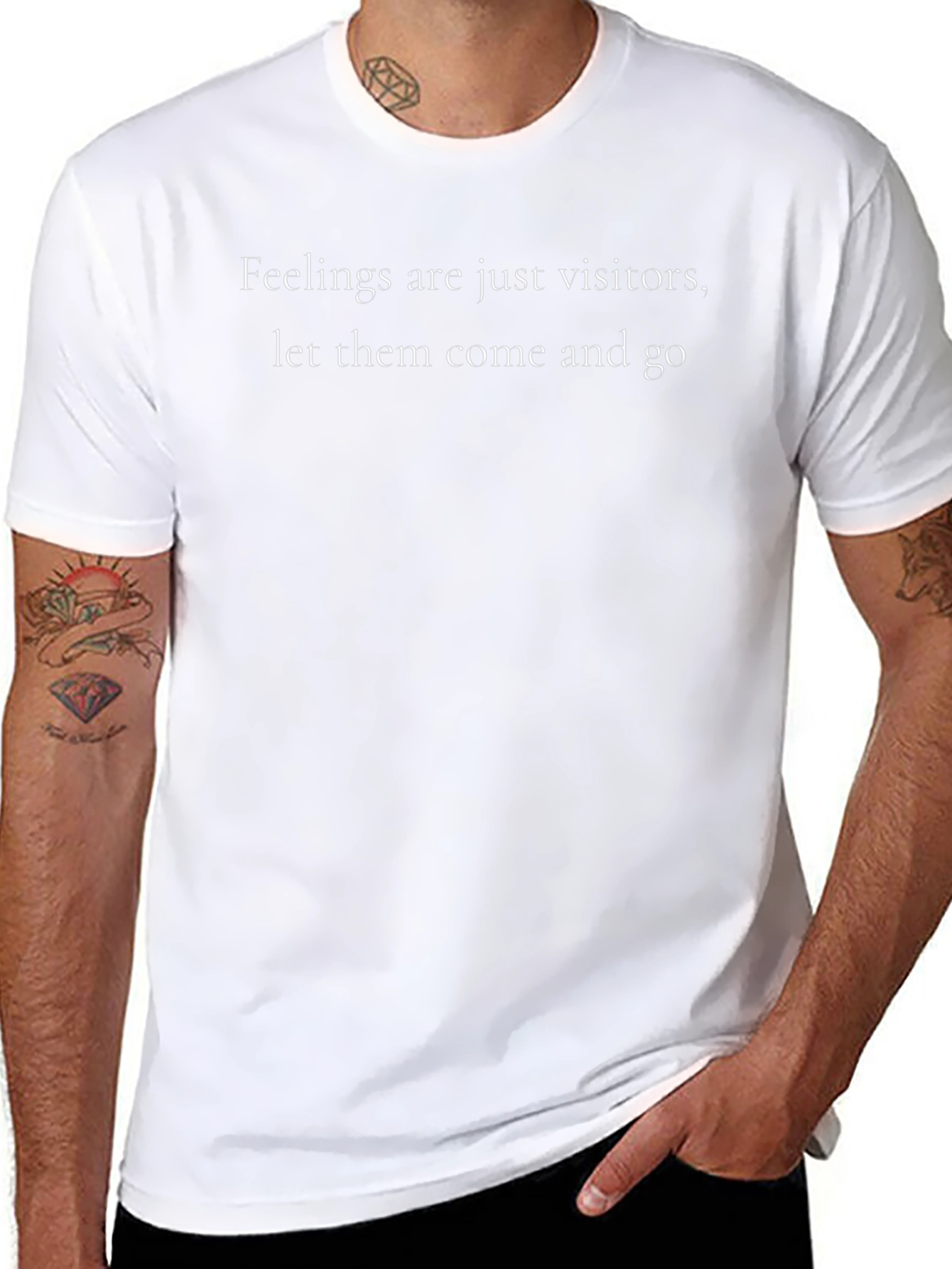Feelings Visitors T-Shirt - Inspirational Graphic Tee