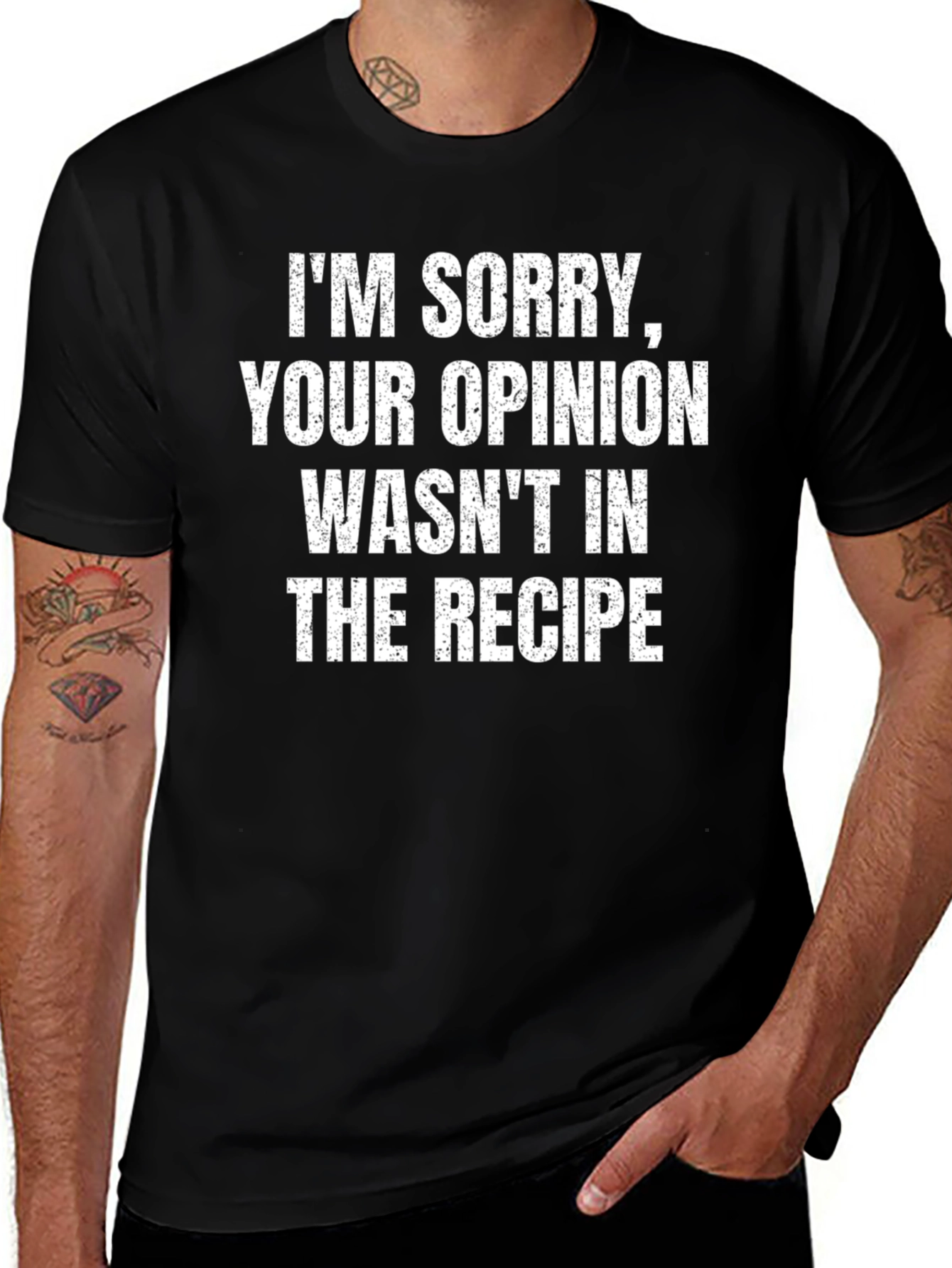 Funny Sarcastic Opinion Recipe Graphic T-Shirt
