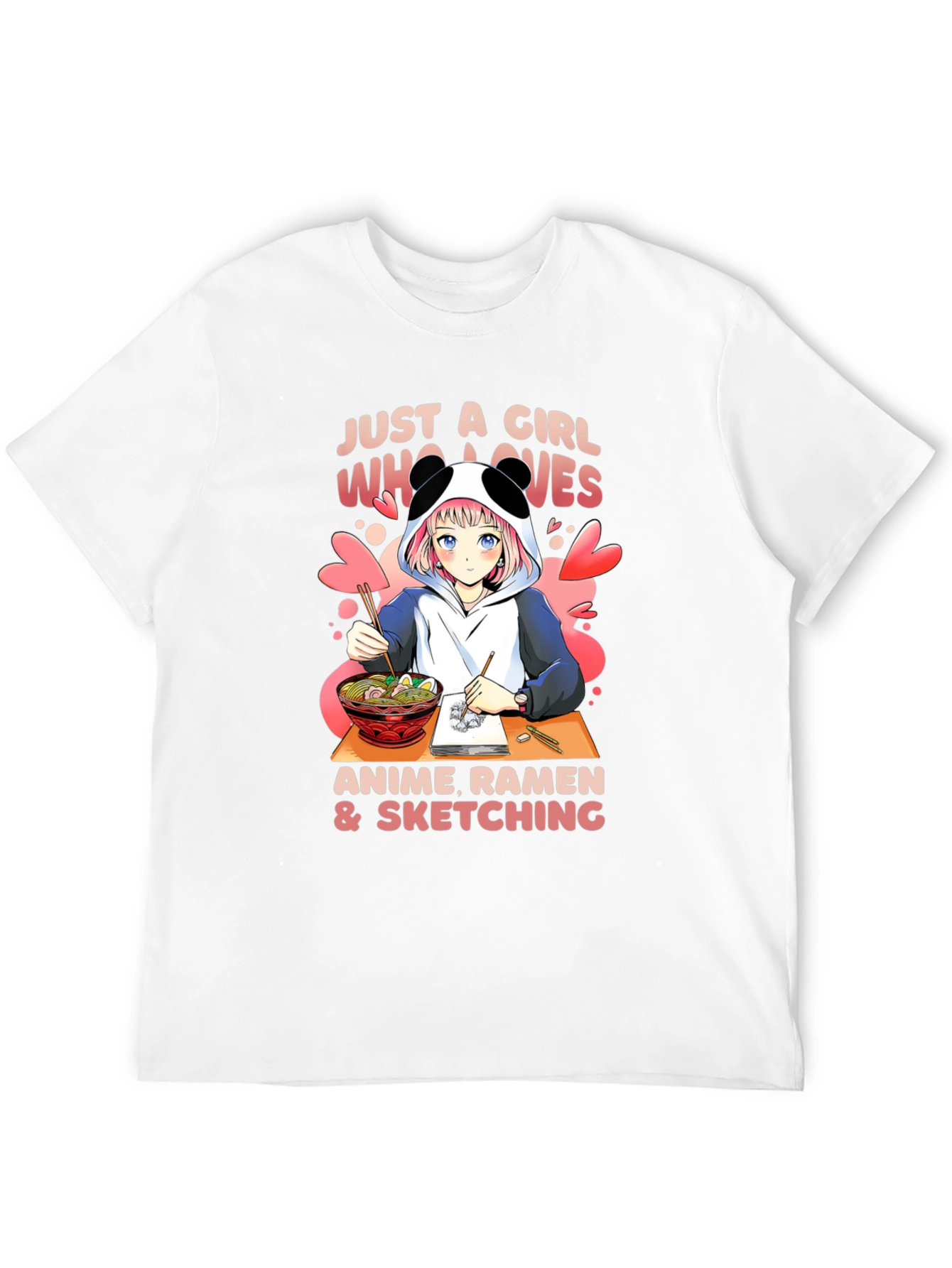 Anime Ramen & Sketching T-Shirt