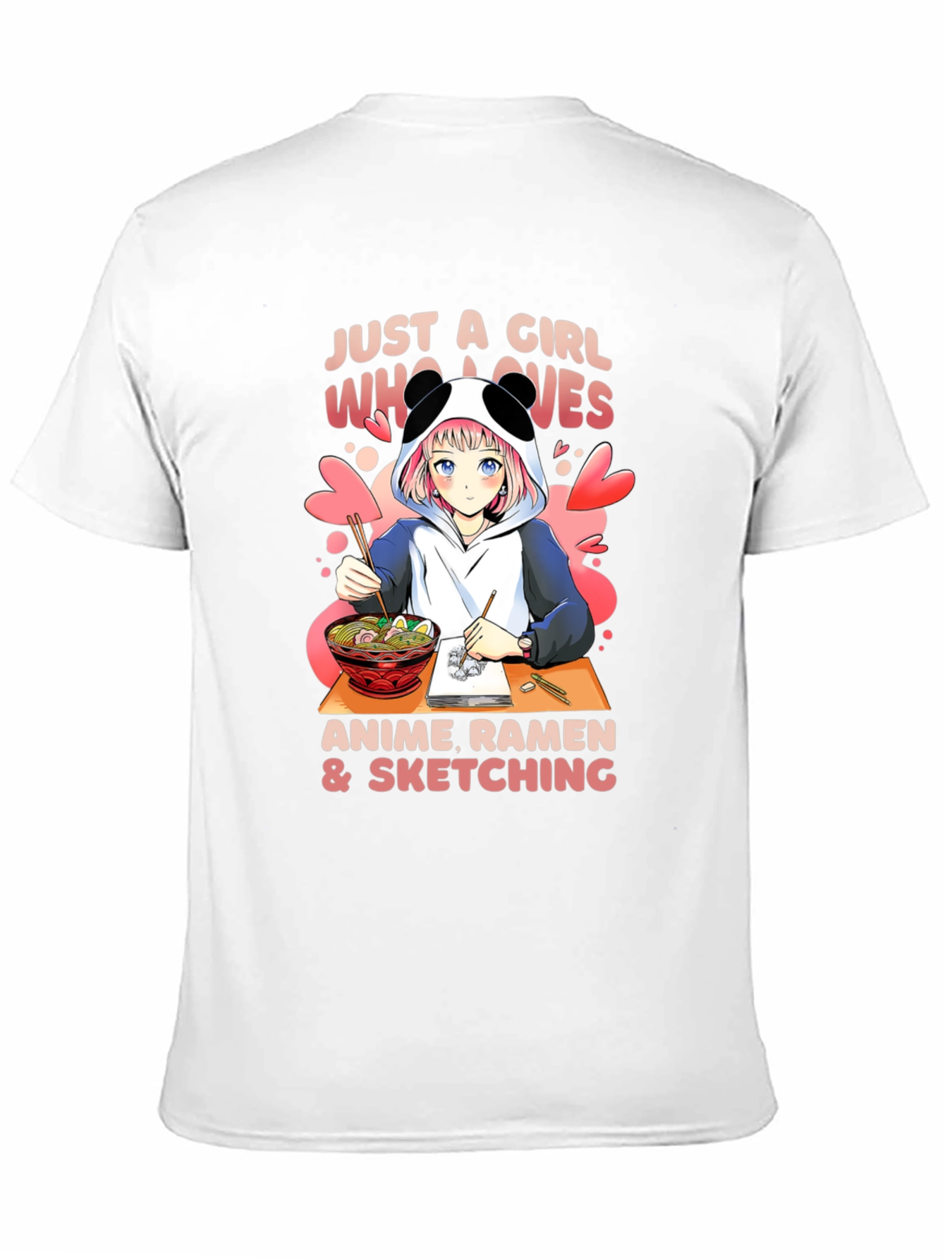 Anime Ramen & Sketching T-Shirt