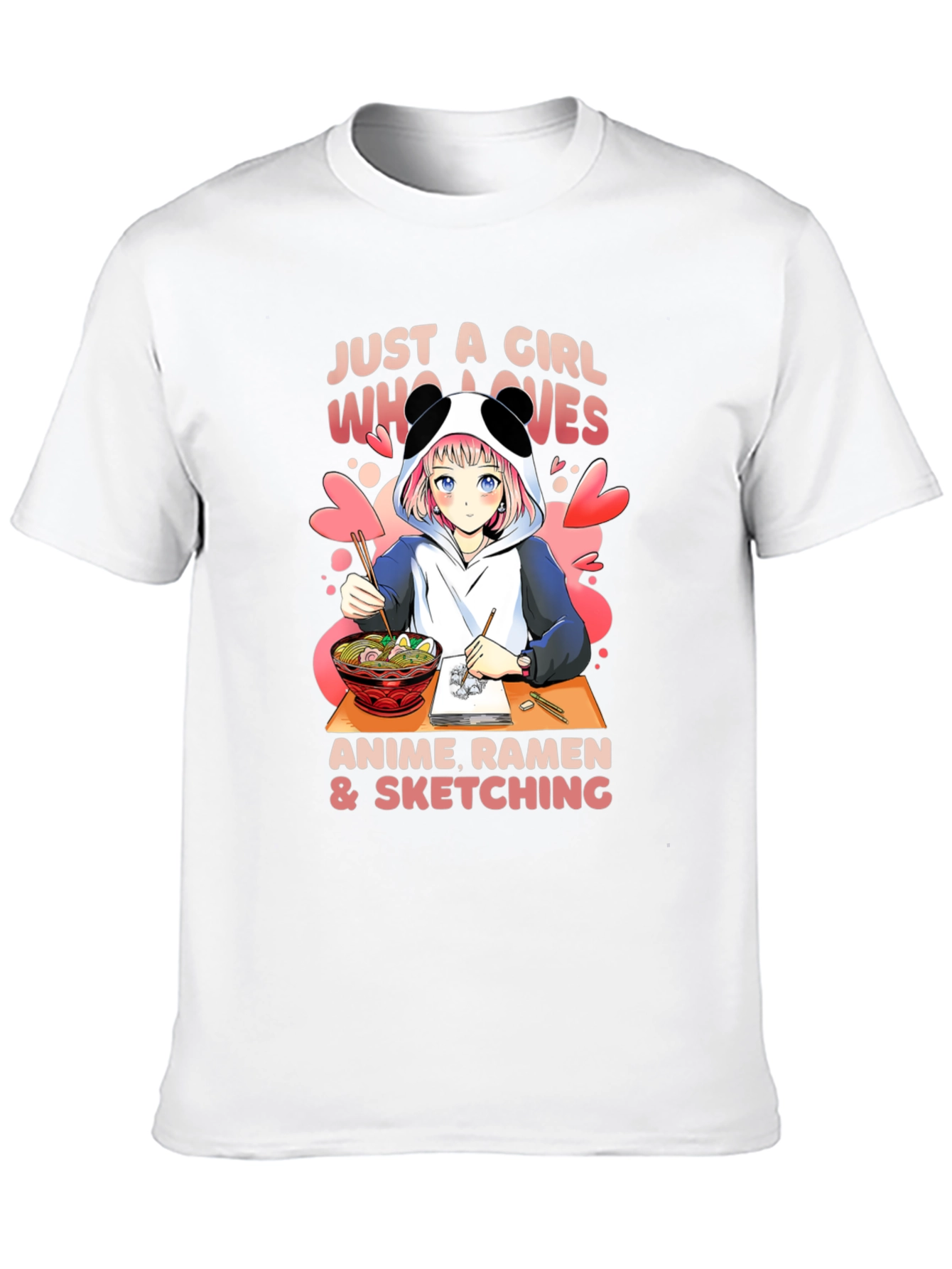 Anime Ramen & Sketching T-Shirt
