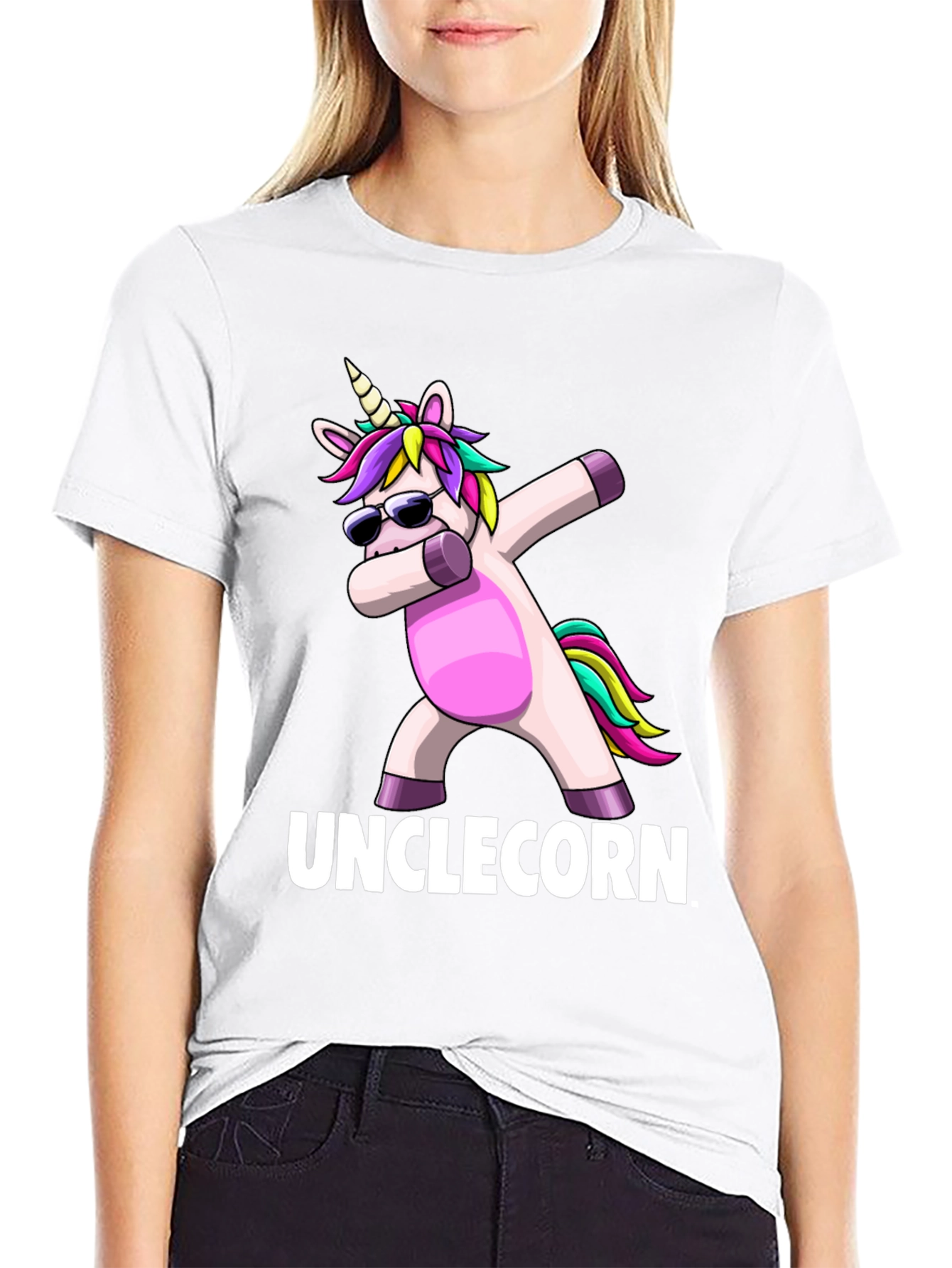 Unicorn Dabbing Unclecorn T-Shirt