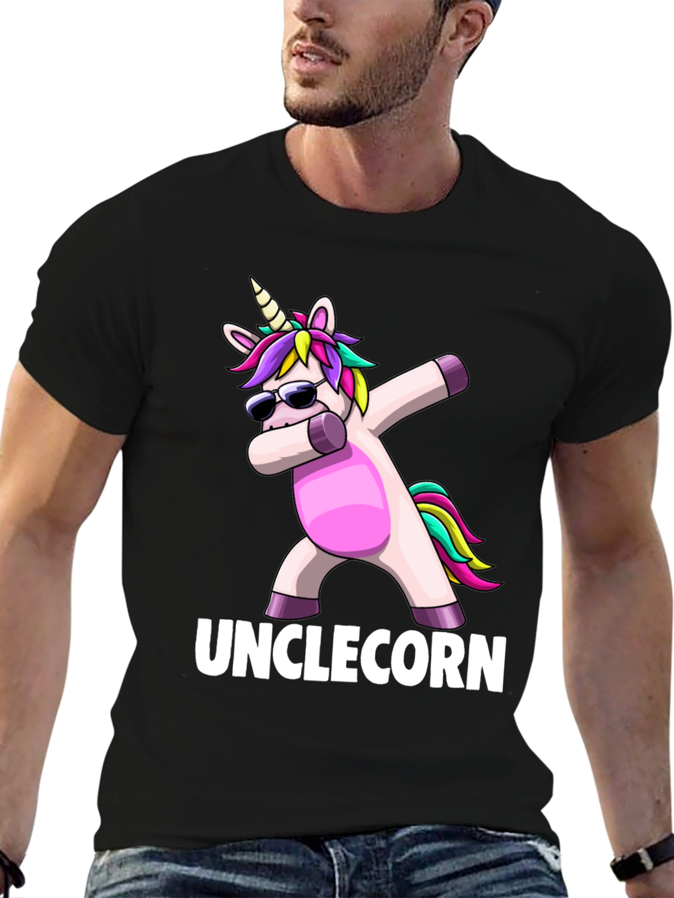 Unicorn Dabbing Unclecorn T-Shirt